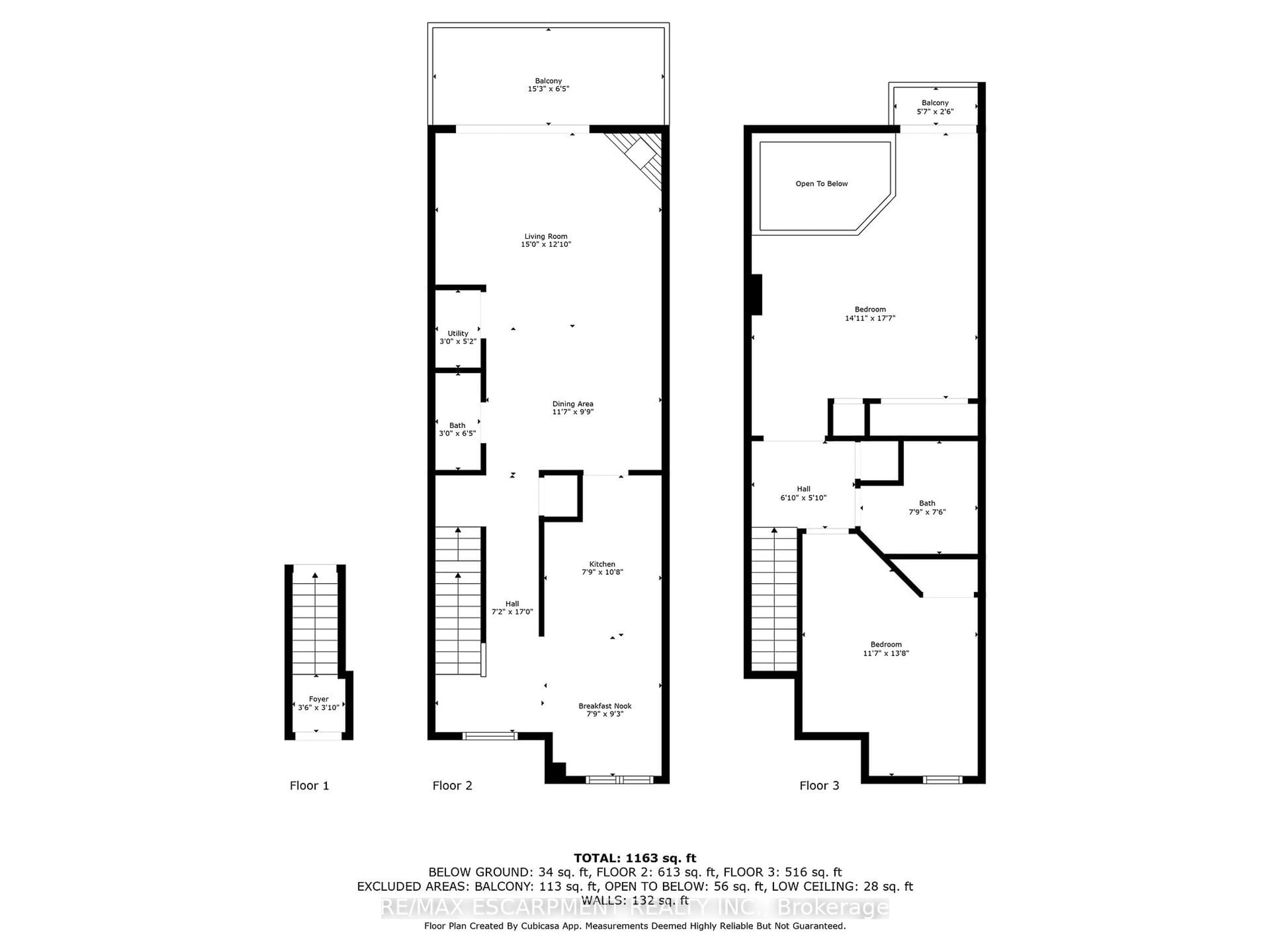Floor plan for 2075 Walkers Line #235, Burlington Ontario L7M 4G7