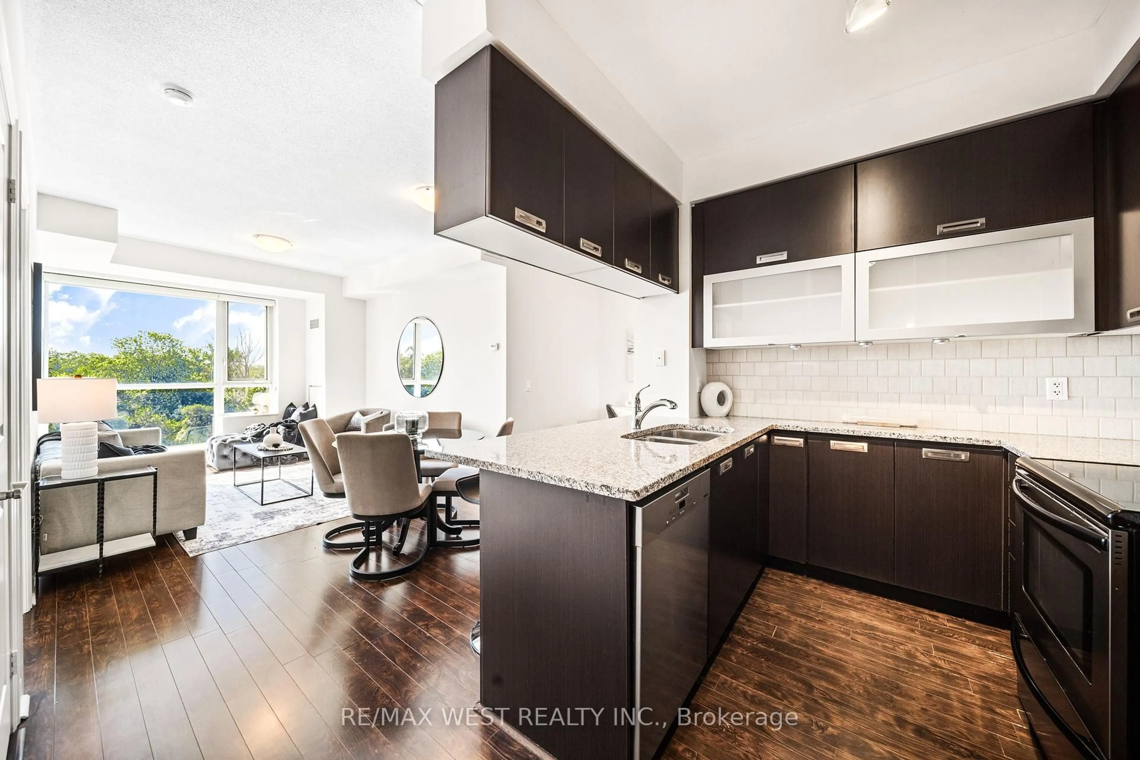Open concept kitchen, unknown for 20 Gothic Ave #412, Toronto Ontario M6P 1T5