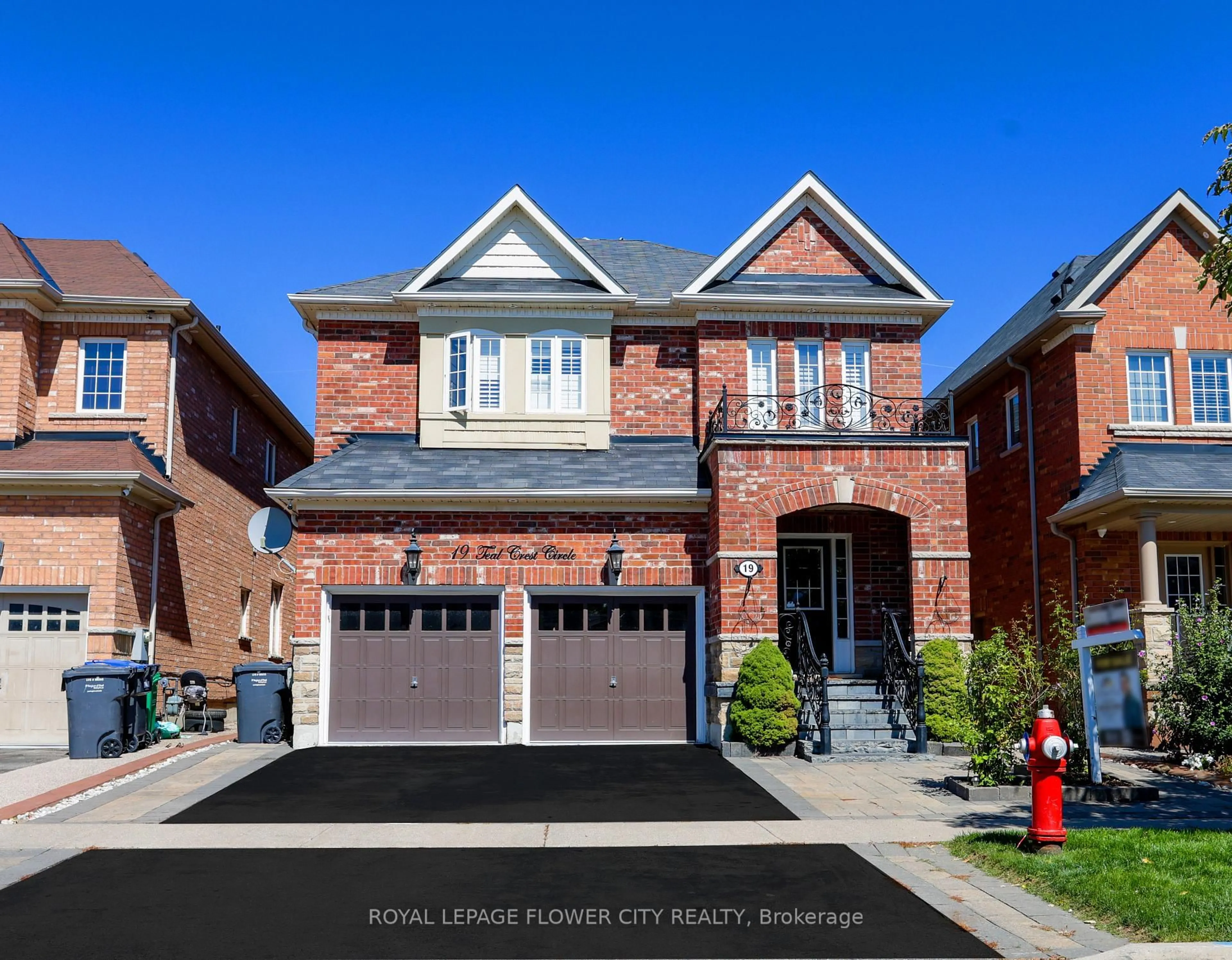 Home with brick exterior material, street for 19 Teal Crest Circ, Brampton Ontario L6X 2Z6