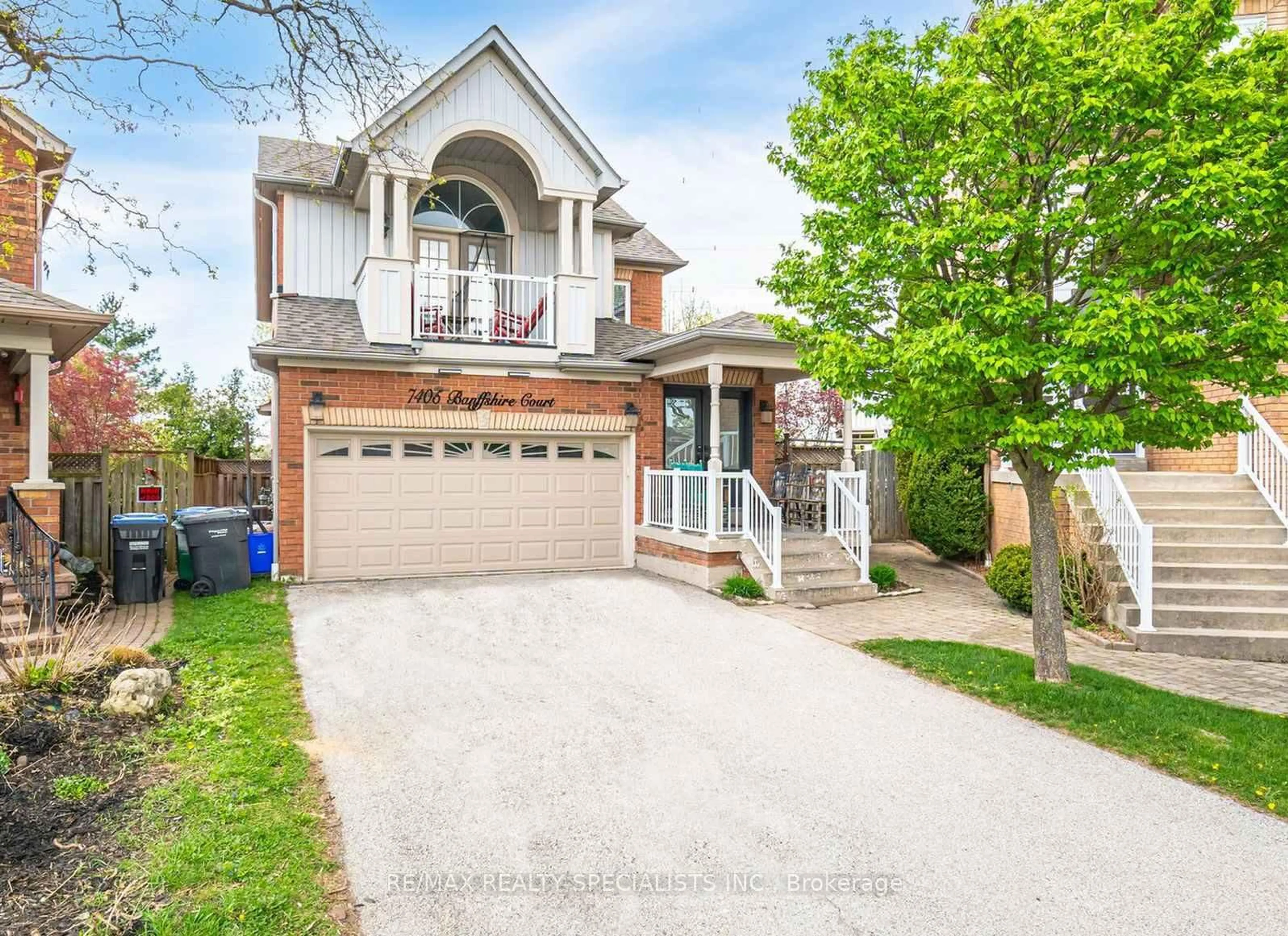 Home with brick exterior material, street for 7405 Banffshire Crt, Mississauga Ontario L5N 7Z9