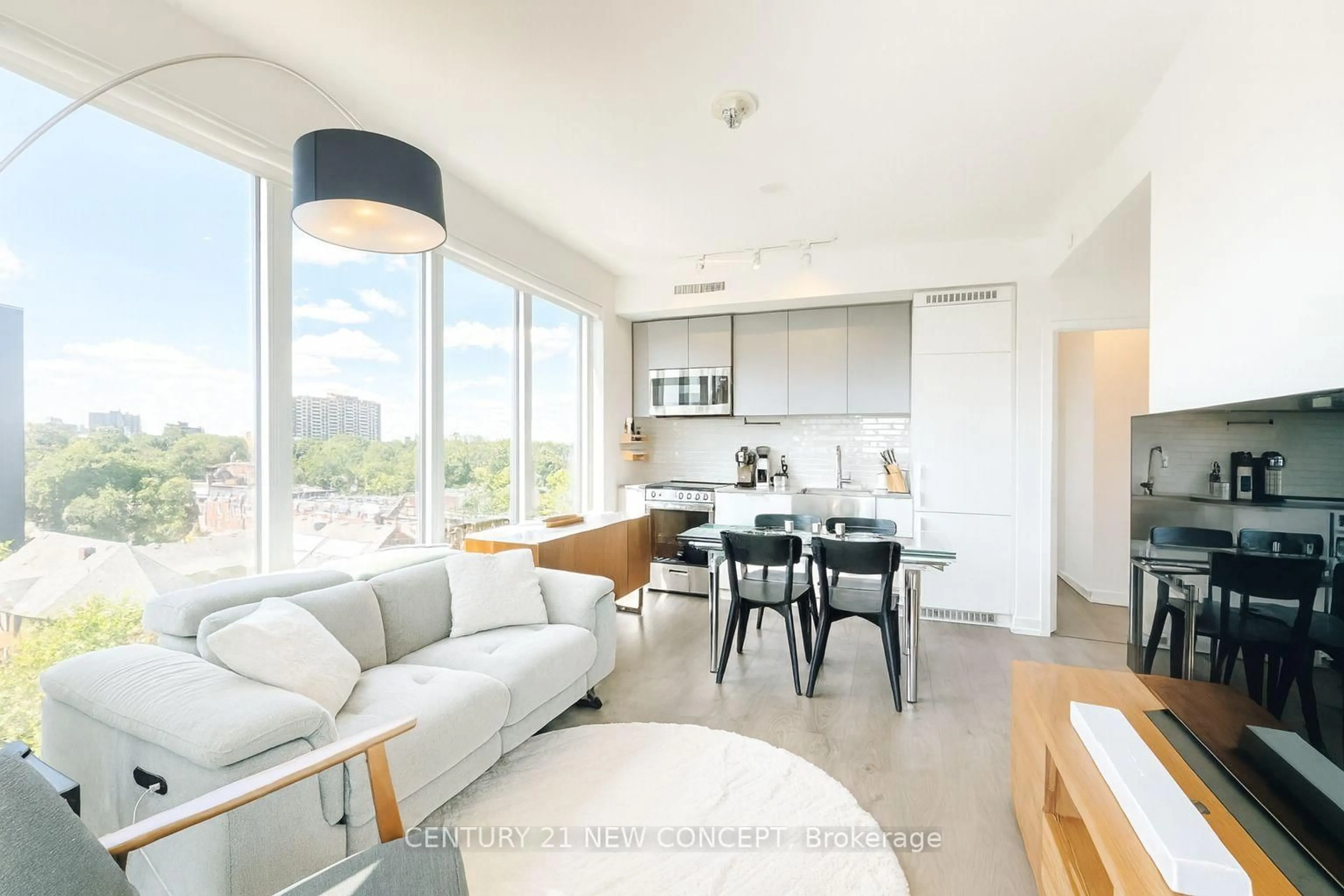 Open concept kitchen, unknown for 270 Dufferin St #608, Toronto Ontario M6K 0H8