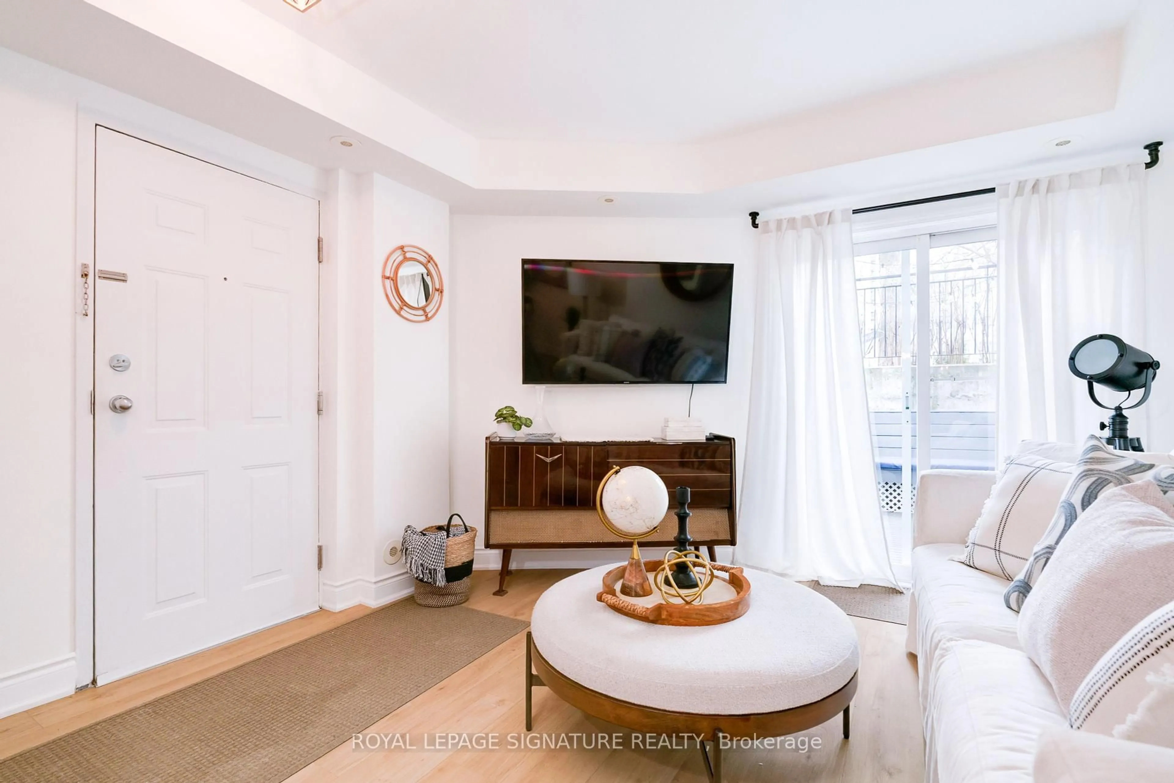 Living room with furniture, unknown for 28 Laidlaw St #1602, Toronto Ontario M6K 1X2