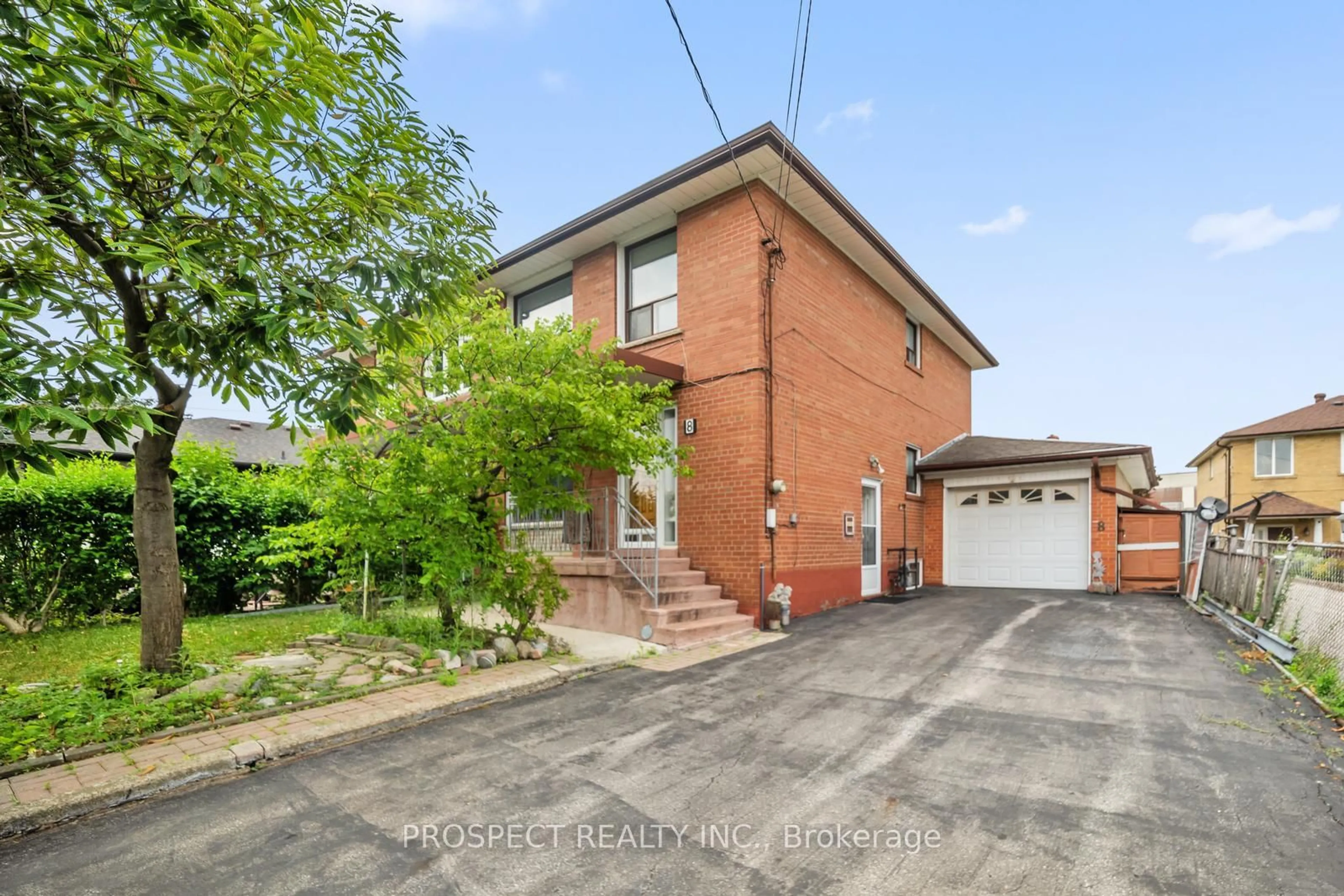 Home with brick exterior material, street for 8 Sonnet Crt, Toronto Ontario M6L 1J7