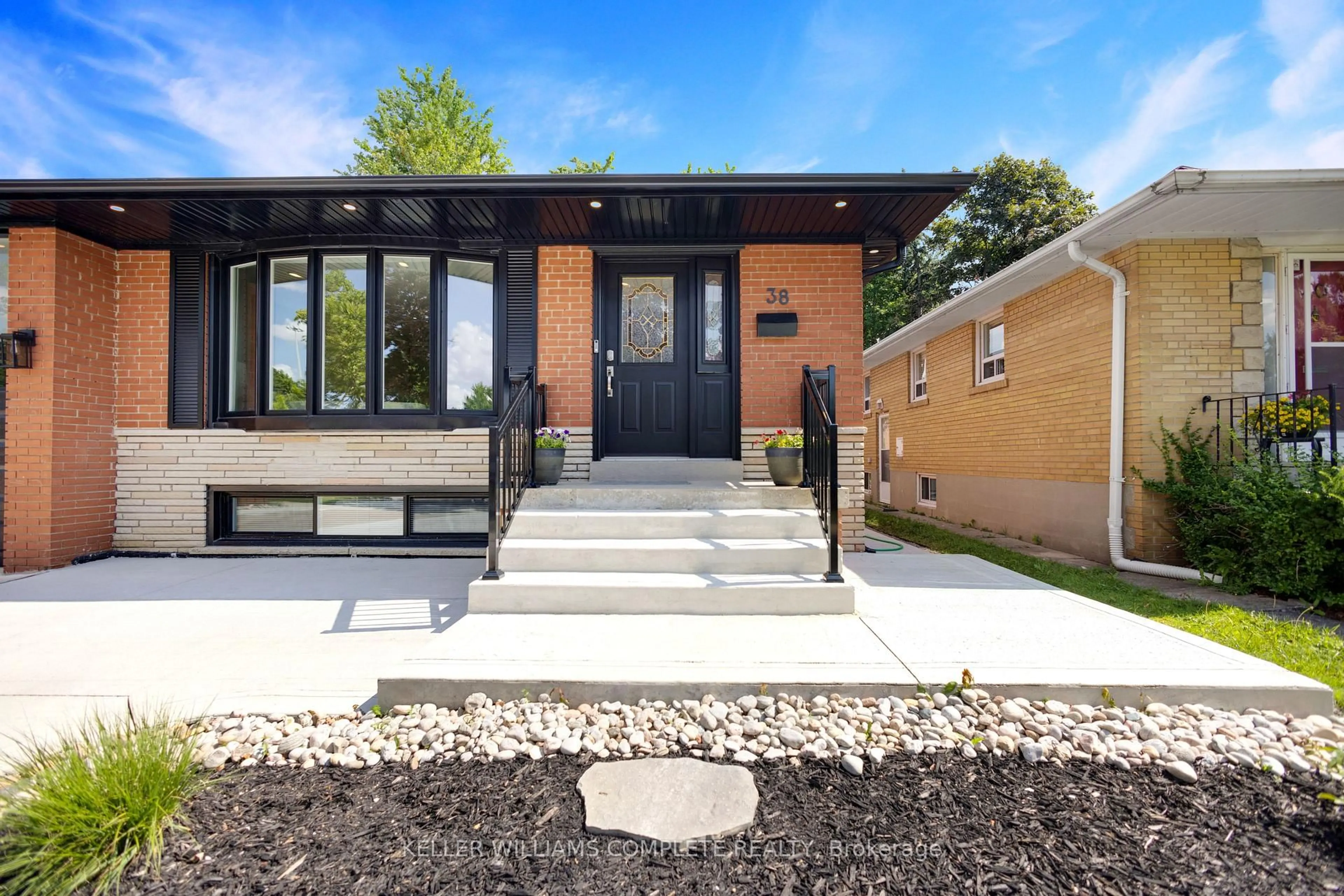 Home with brick exterior material, street for 38 Birgitta Cres, Toronto Ontario M9C 3W4