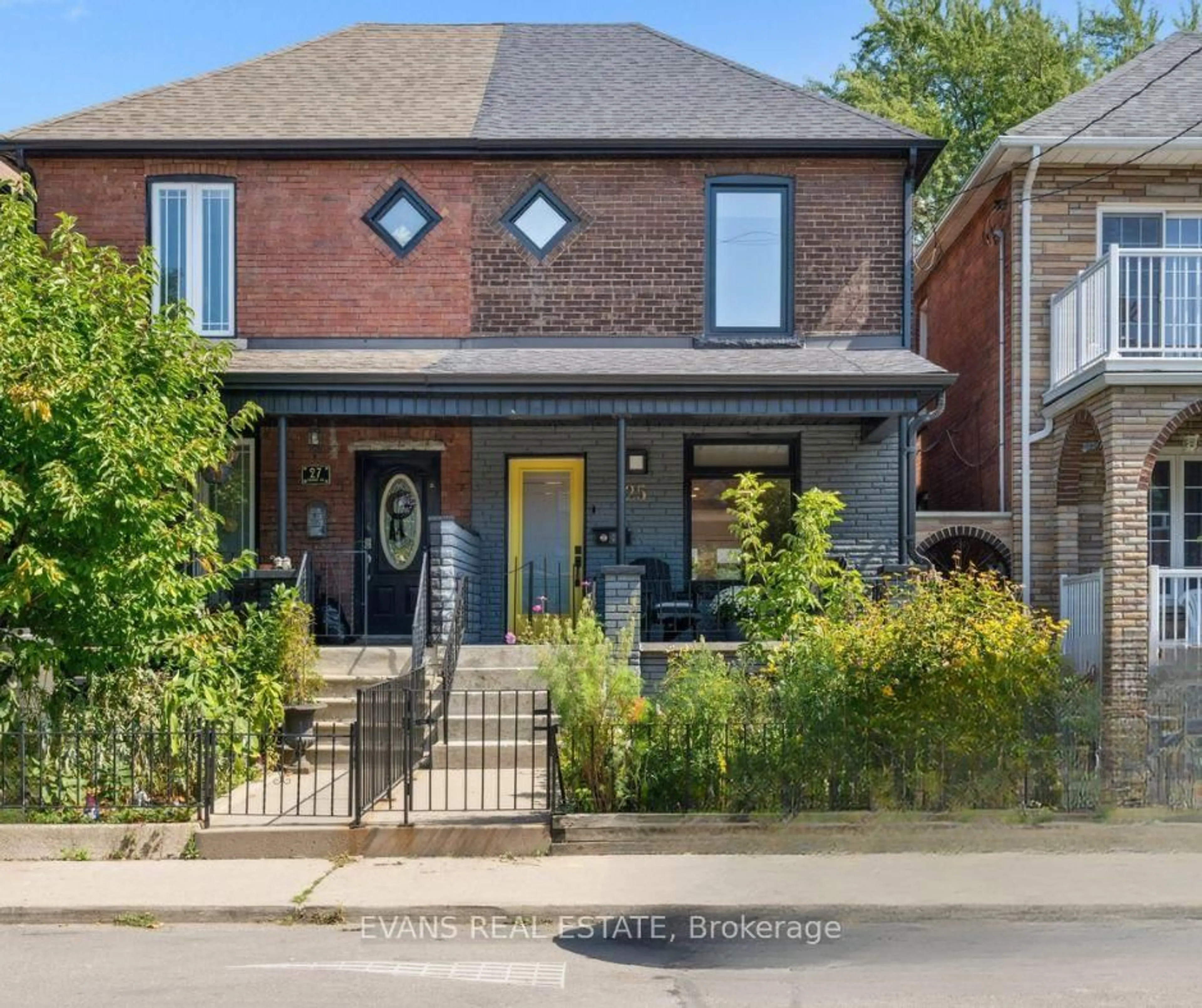 Home with brick exterior material, street for 25 Uxbridge Ave, Toronto Ontario M6N 2Y1