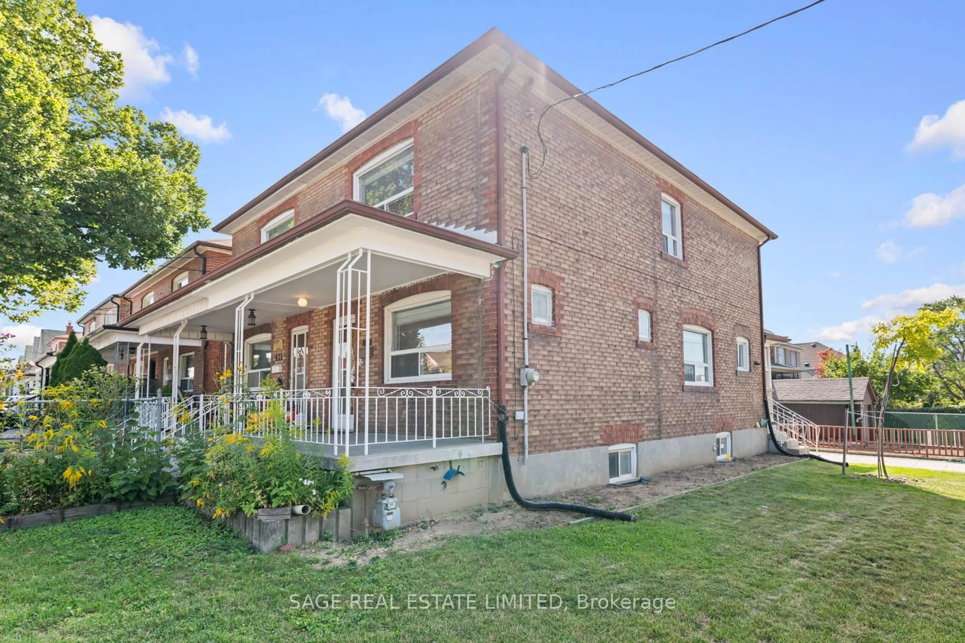 Home with brick exterior material, street for 49 Bowie Ave, Toronto Ontario M6E 2P2