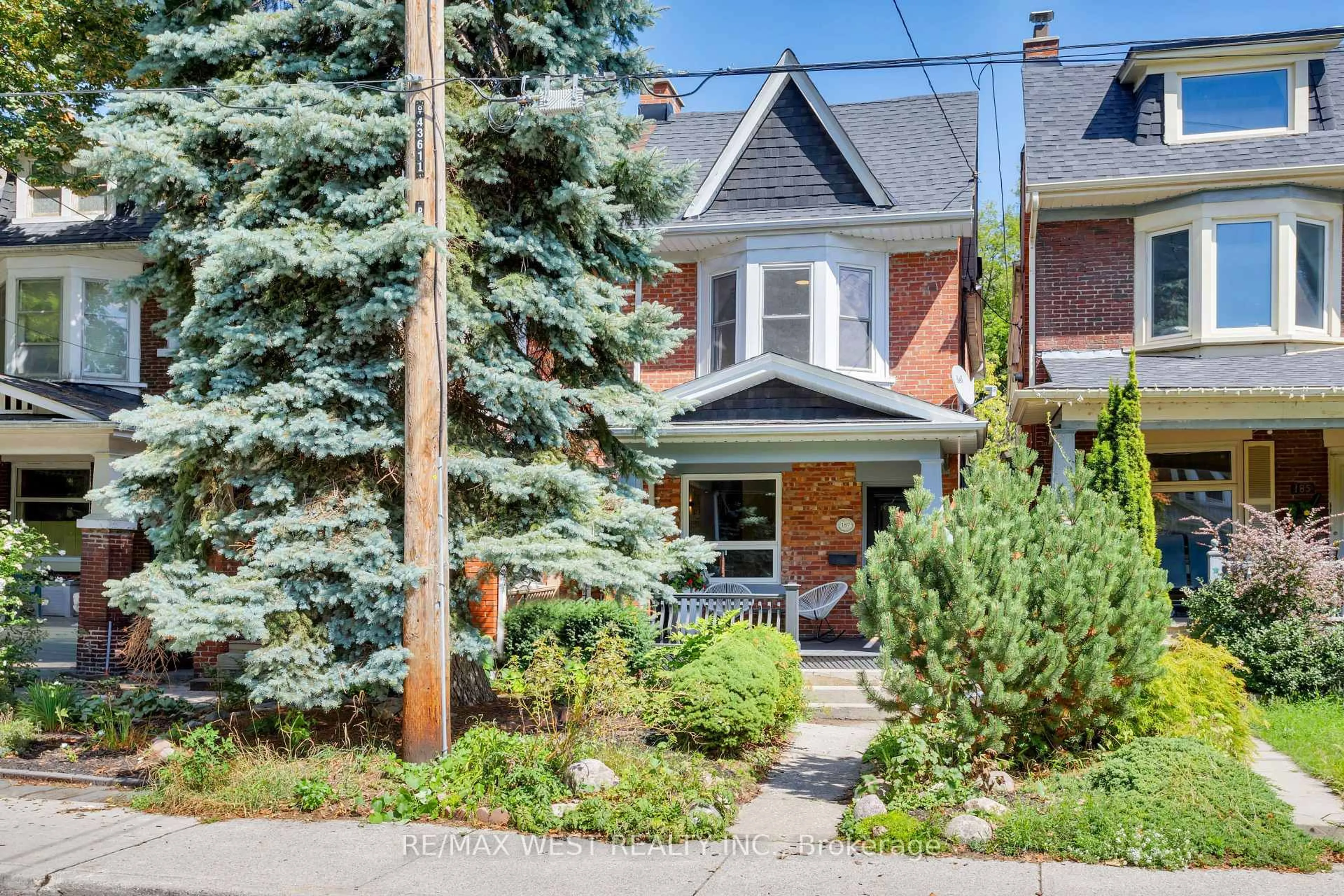 Home with brick exterior material, street for 187 Indian Grve, Toronto Ontario M6P 2H4