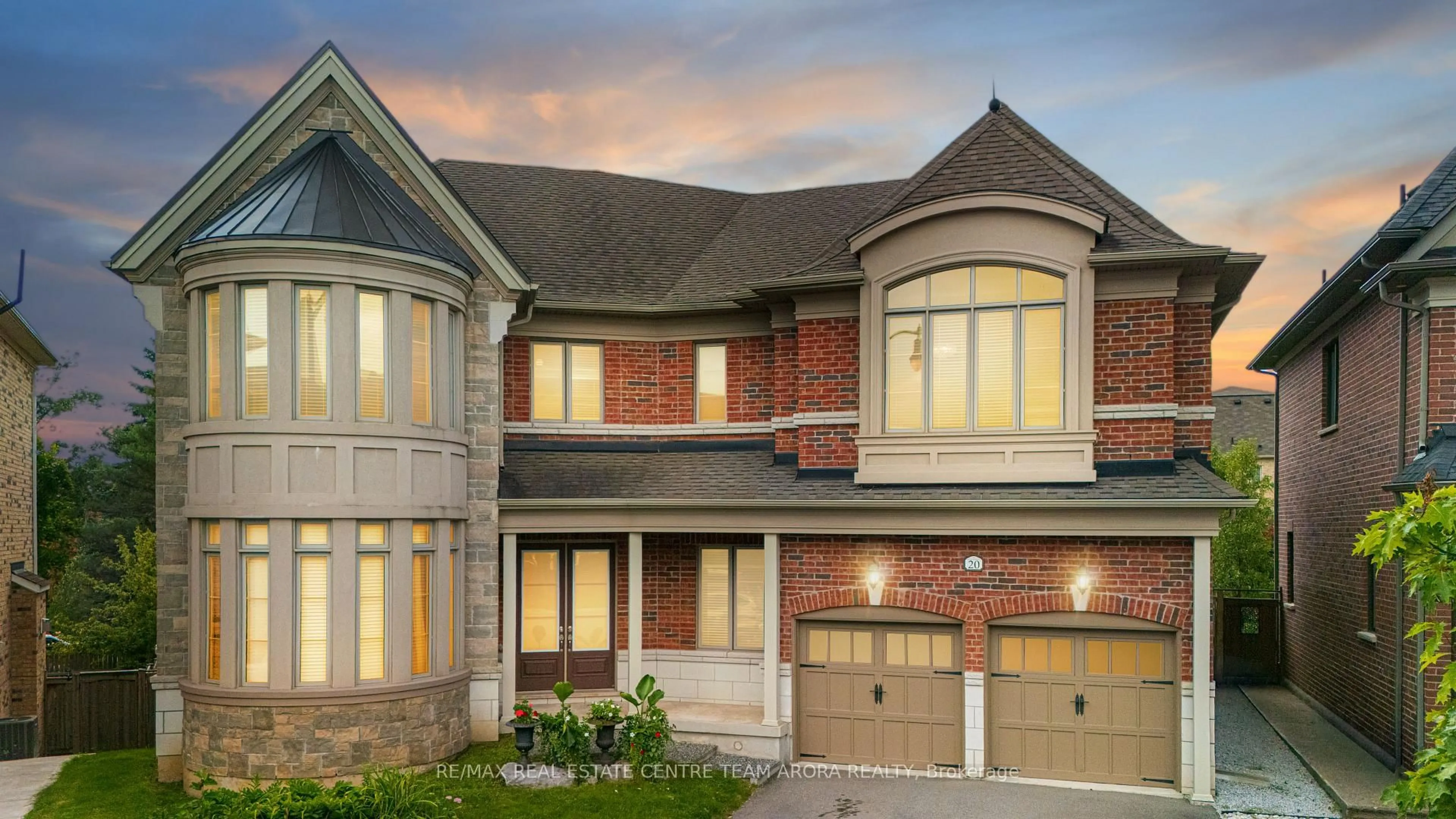 Home with brick exterior material, street for 20 Hickory Ridge Crt, Brampton Ontario L6Y 3A7