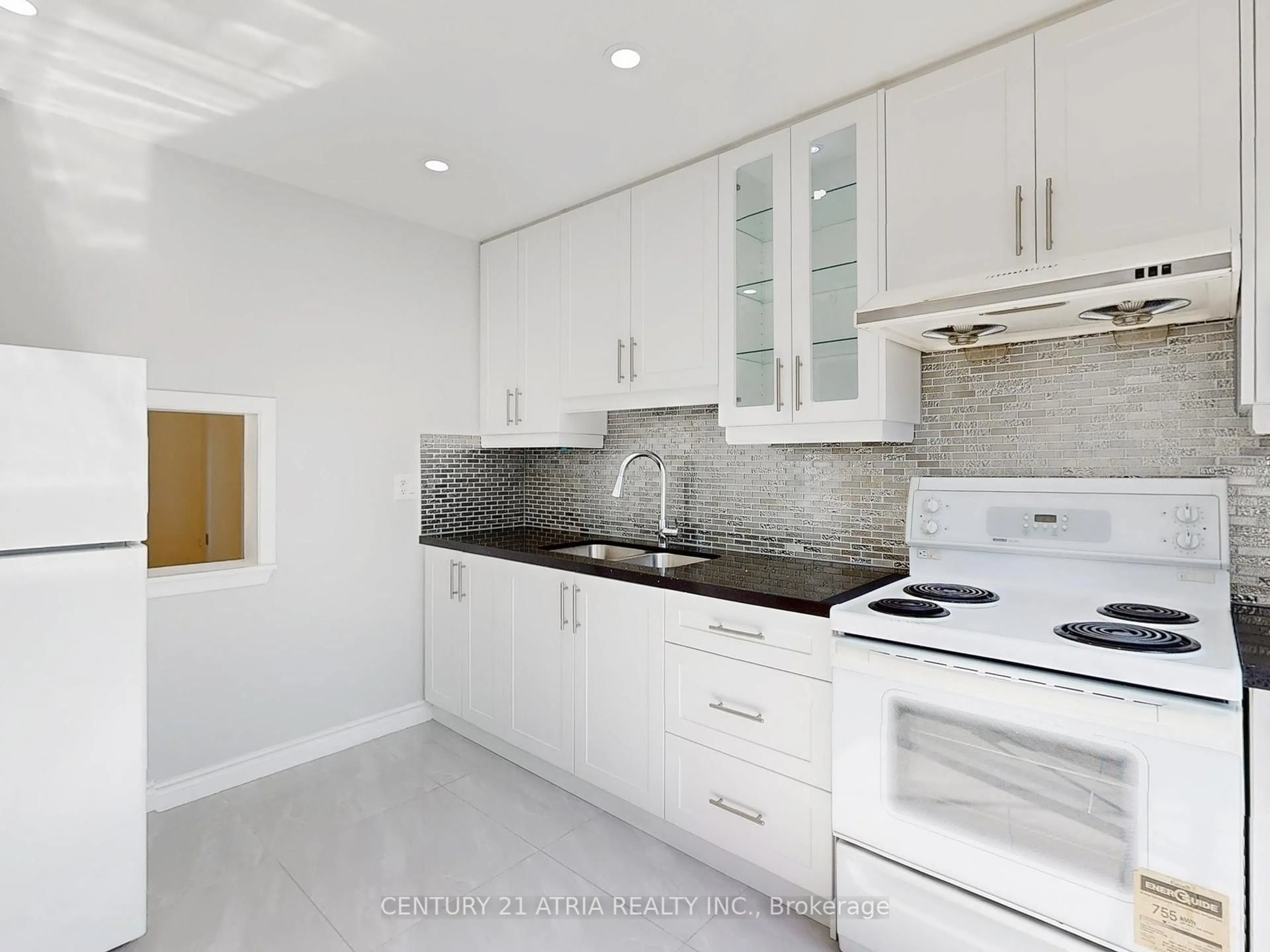 Standard kitchen, ceramic/tile floor for 32 Sentinel Rd #8, Toronto Ontario M3M 2Y8