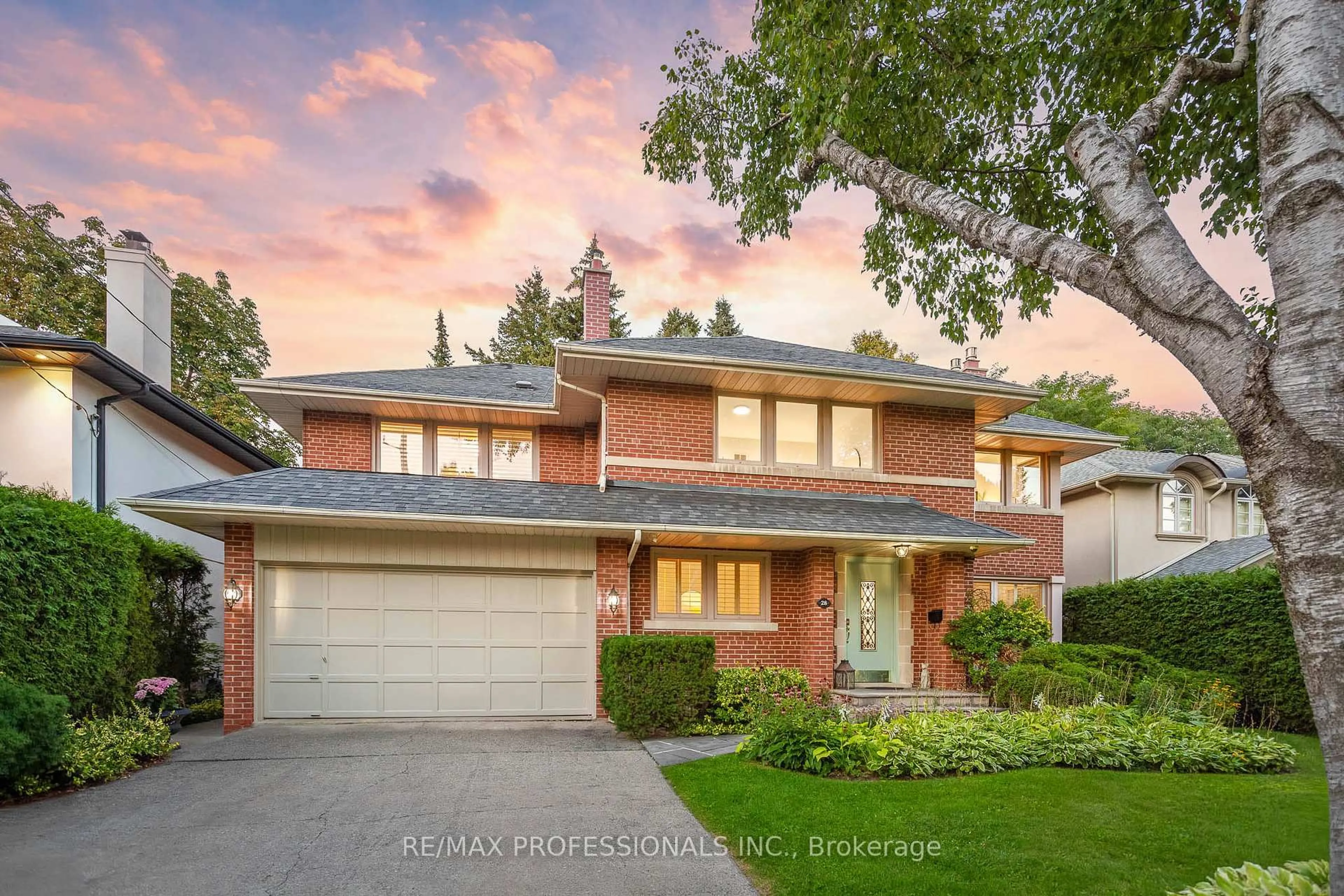 Home with brick exterior material, street for 28 Colwood Rd, Toronto Ontario M9A 4E4