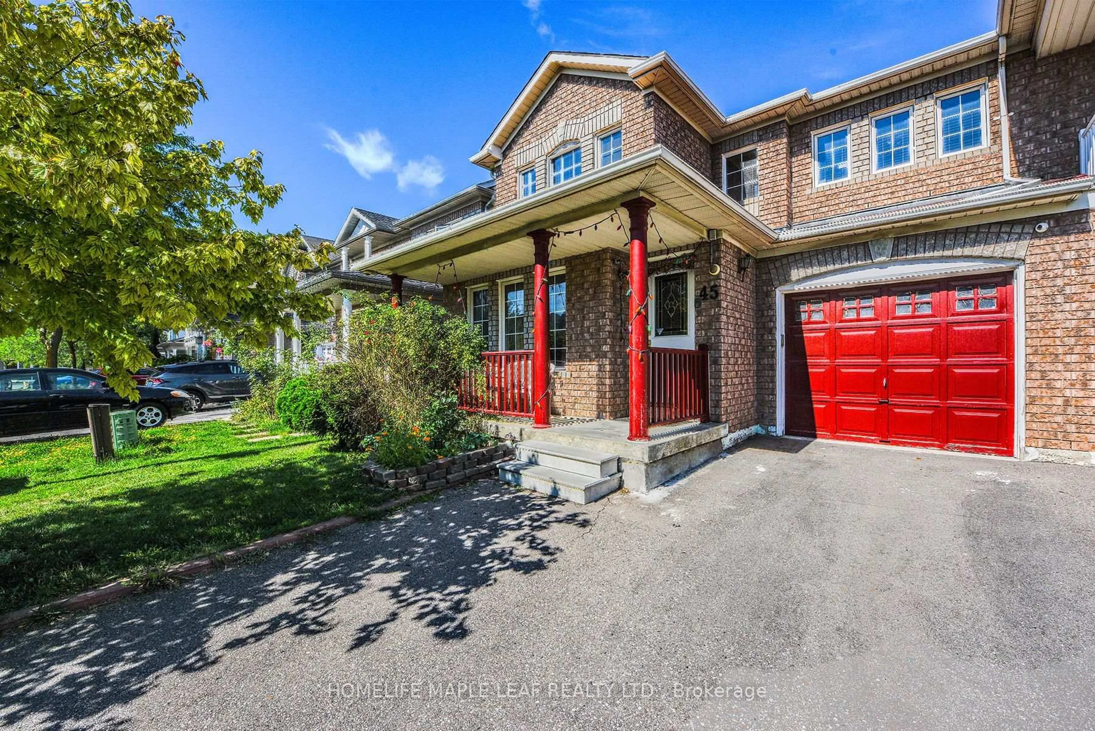 Home with brick exterior material, street for 45 Seaside Circ, Brampton Ontario L6R 2G7