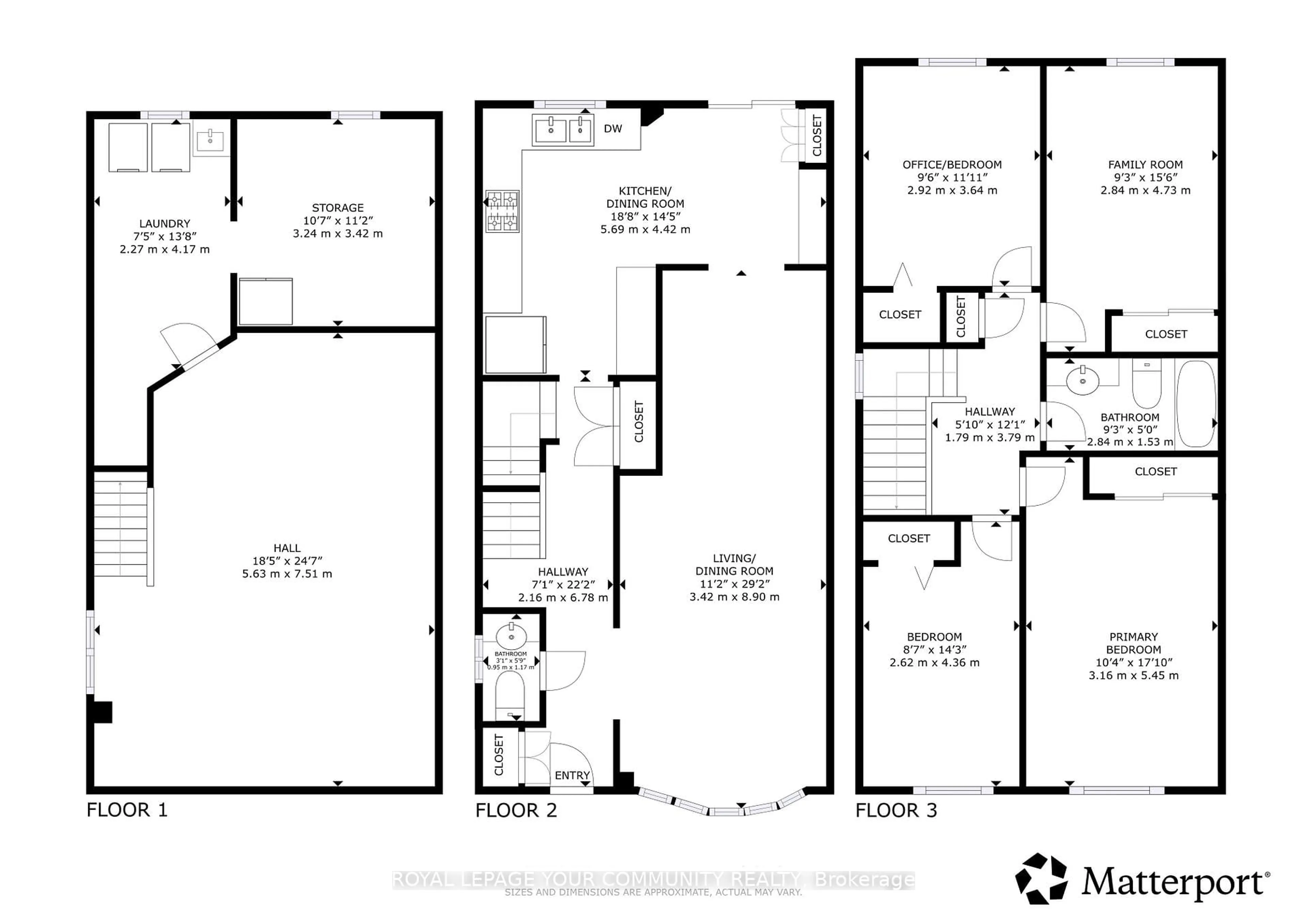 Floor plan for 865 Flagship Dr, Mississauga Ontario L4Y 2J5