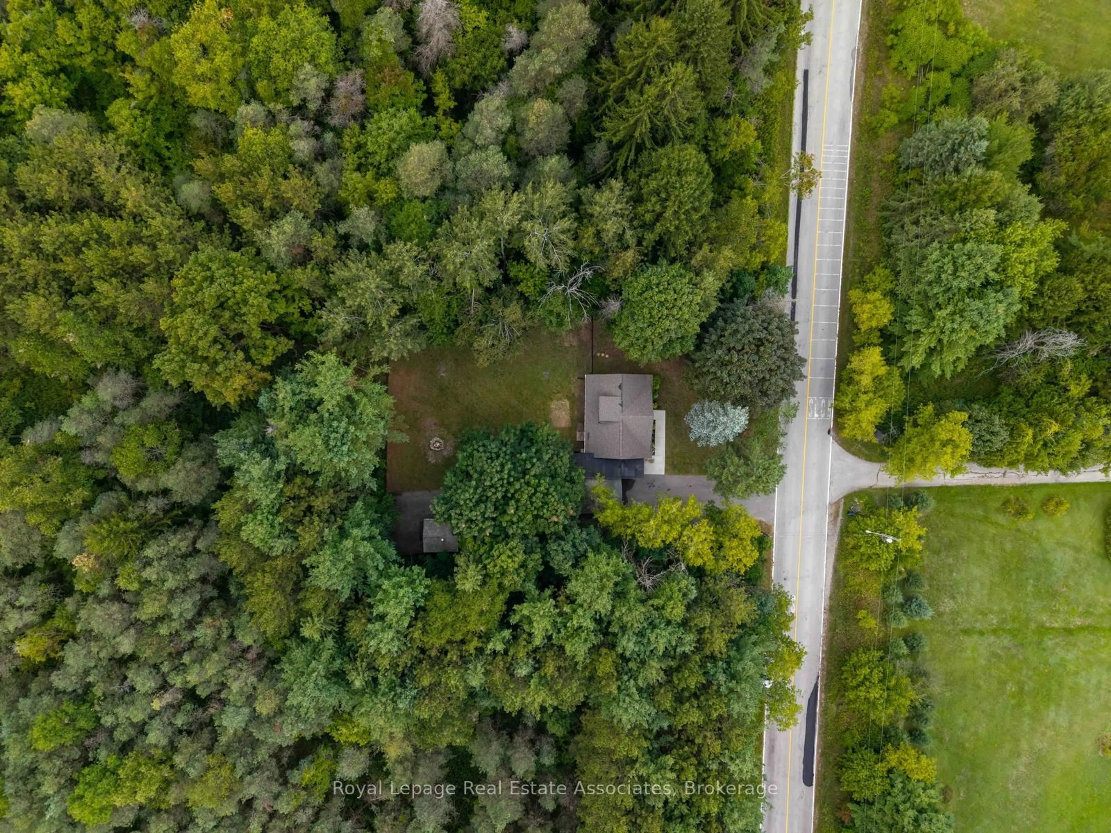A pic from outside/outdoor area/front of a property/back of a property/a pic from drone, forest/trees view for 20194 MAIN St, Caledon Ontario L7K 1P7