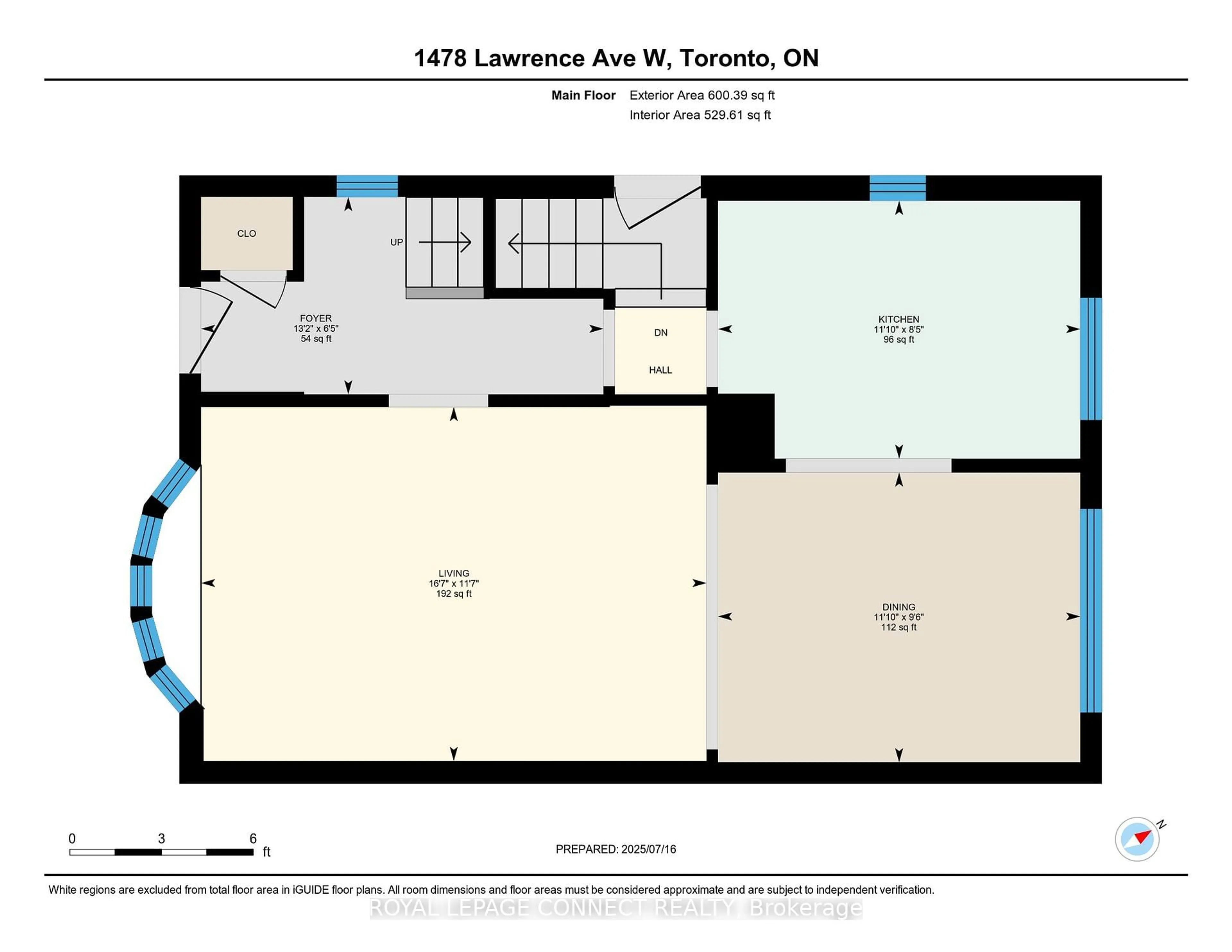 Floor plan for 1478 Lawrence Ave, Toronto Ontario M6L 1B3