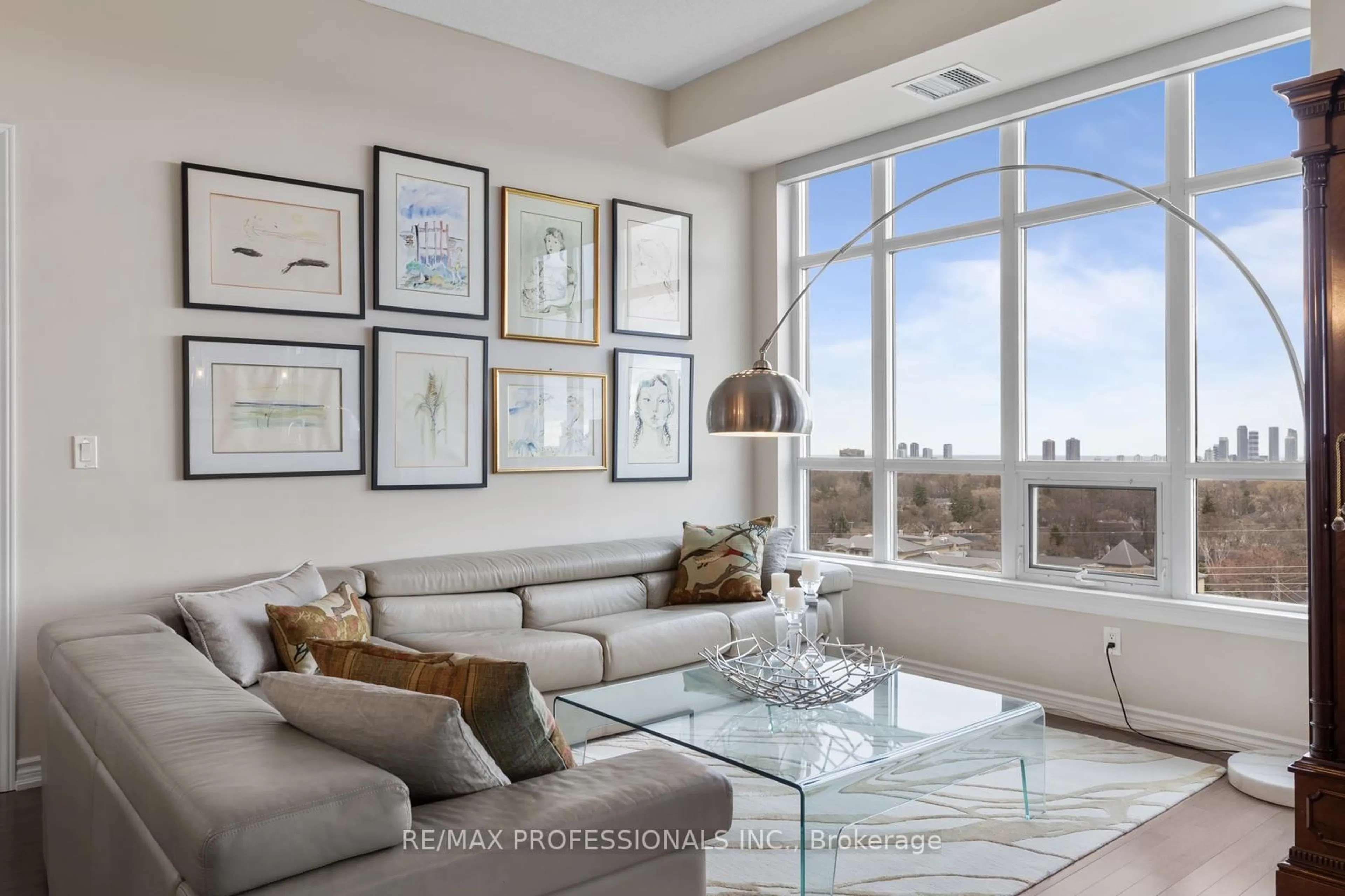 Living room with furniture, unknown for 1135 Royal York Rd #1203, Toronto Ontario M9A 0C3