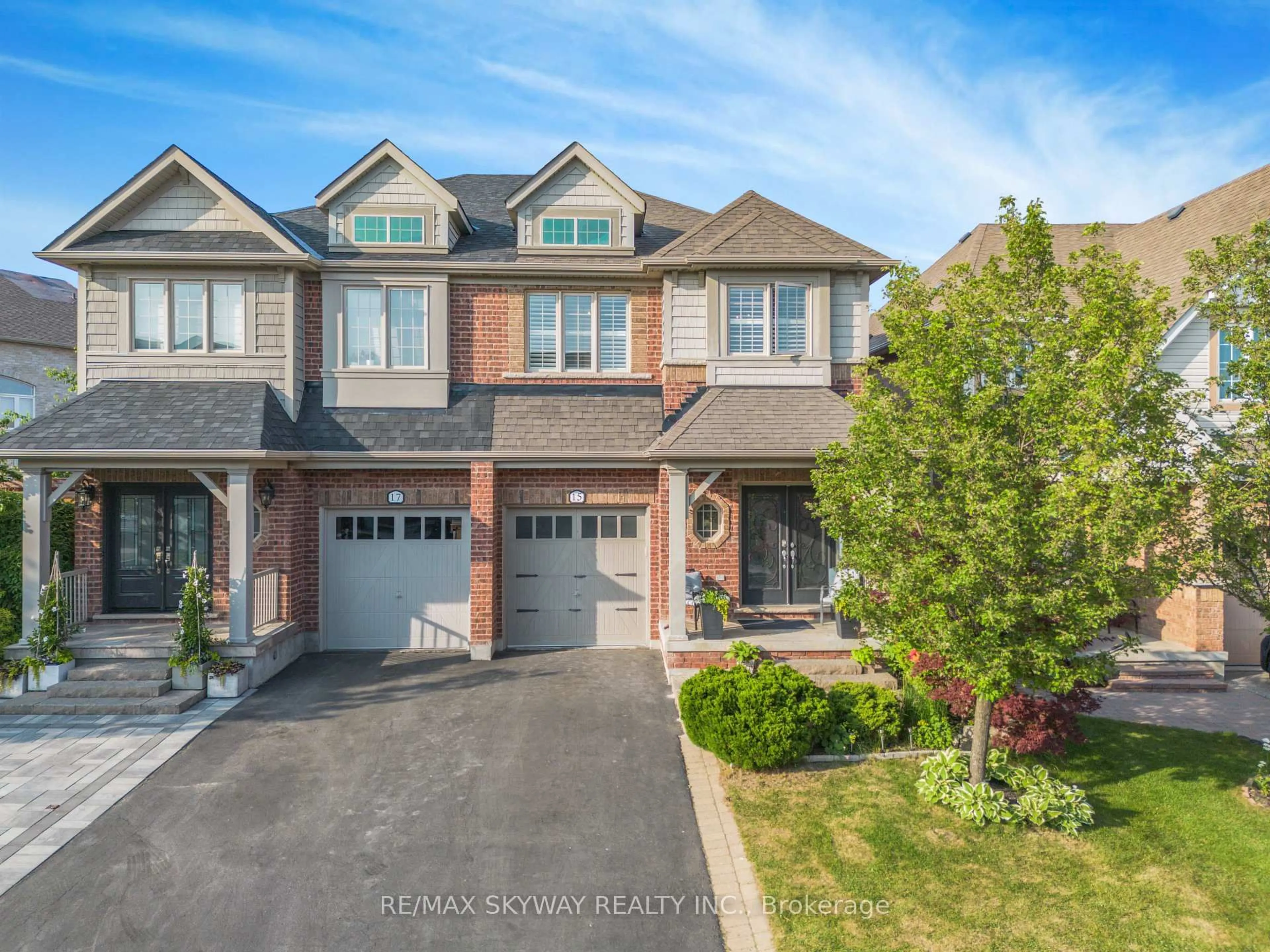 A pic from outside/outdoor area/front of a property/back of a property/a pic from drone, street for 15 Tokara Ave, Caledon Ontario L7C 3P4