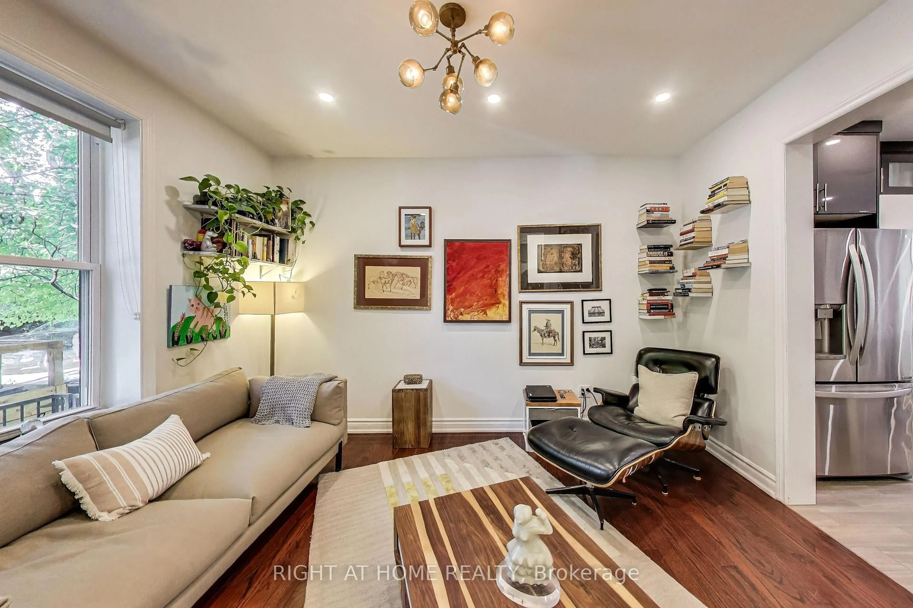 Living room with furniture, unknown for 57 Gwynne Ave, Toronto Ontario M6K 2C5