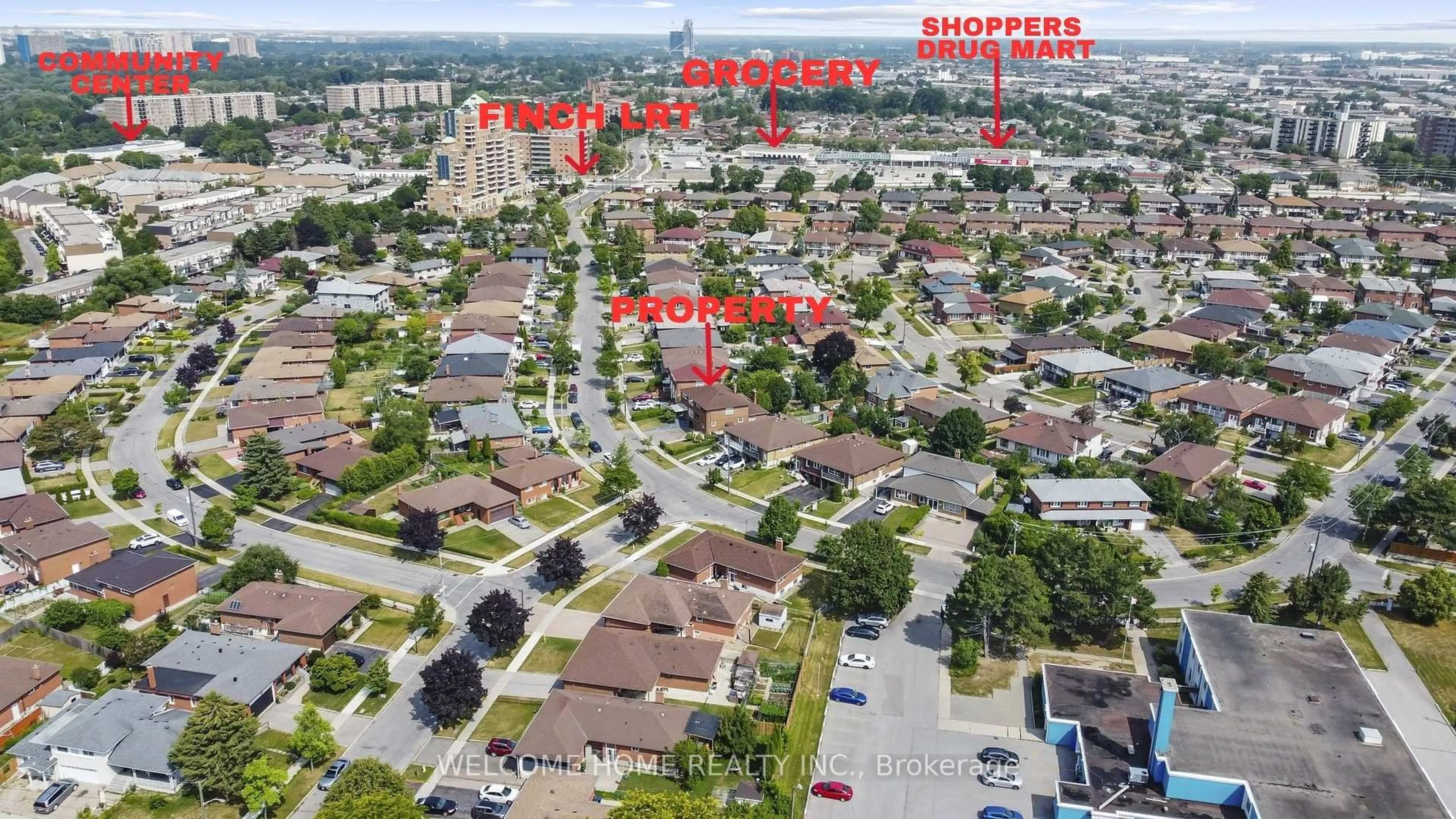 A pic from outside/outdoor area/front of a property/back of a property/a pic from drone, street for 136 Ardwick Blvd, Toronto Ontario M9M 1W2