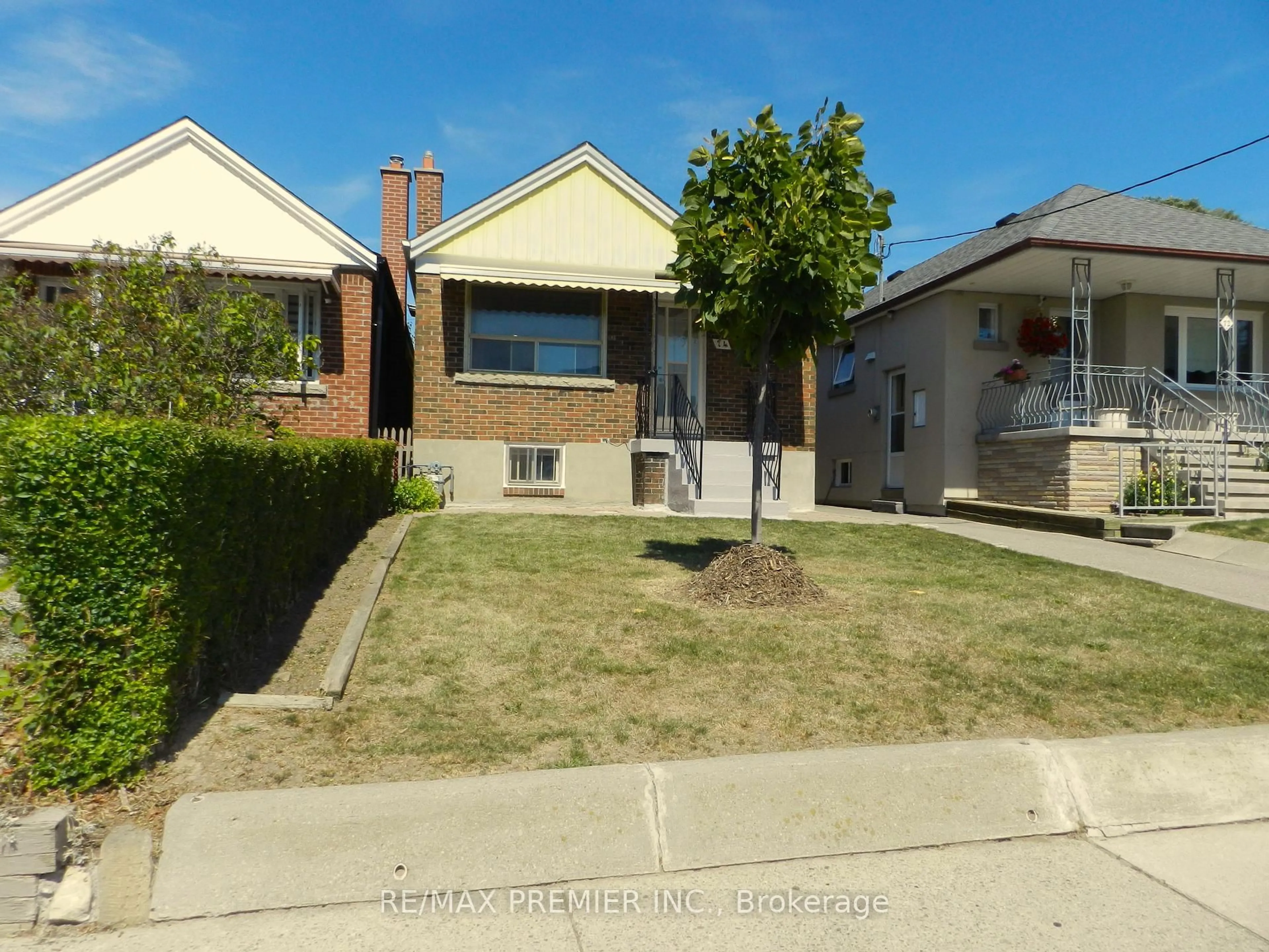 Home with brick exterior material, street for 74 Schell Ave, Toronto Ontario M6E 2S9
