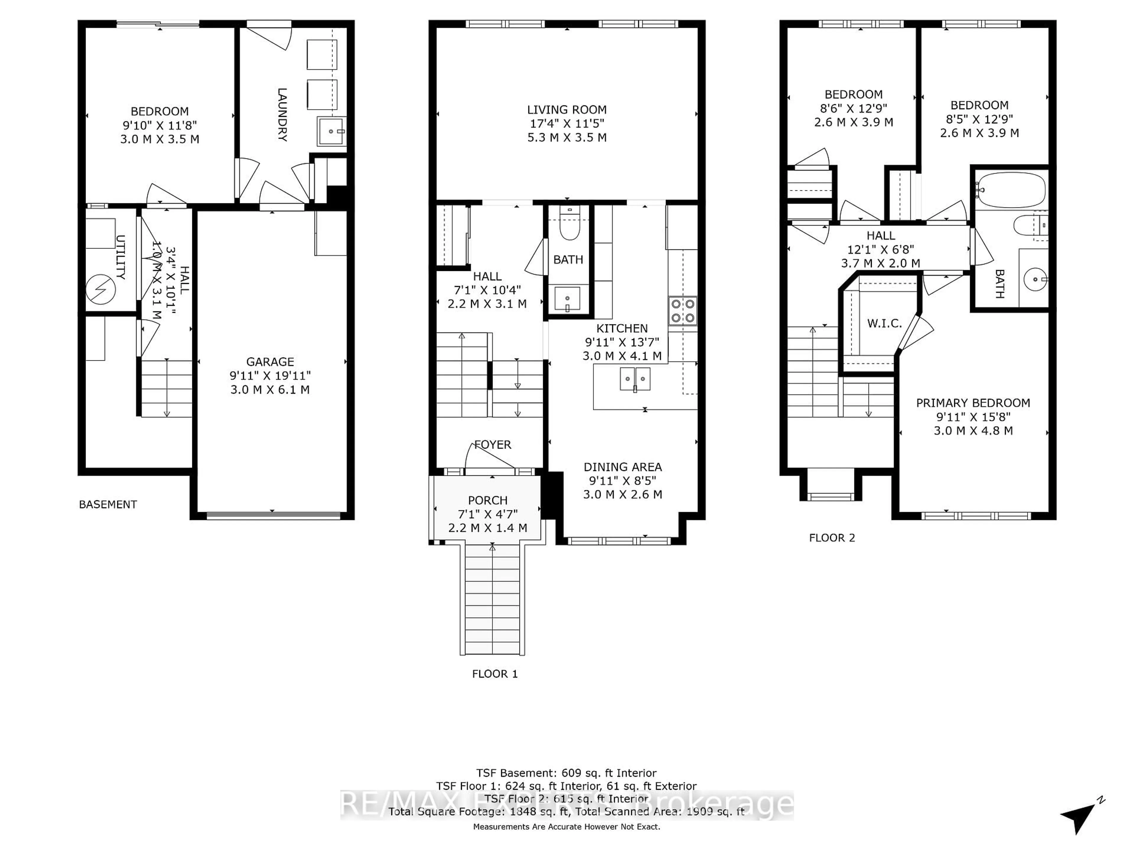 Floor plan for 84 Vanhore Clse, Brampton Ontario L7A 0X9
