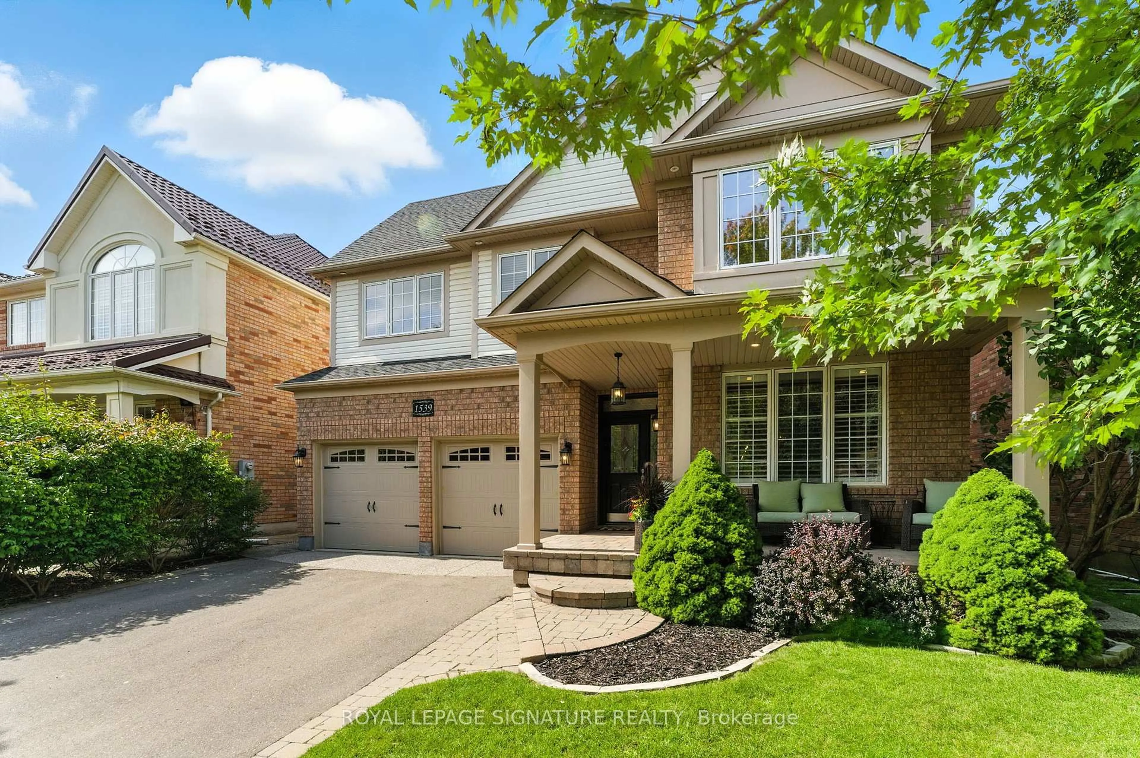 Home with brick exterior material, street for 1539 Jarvie Cres, Milton Ontario L9T 5Z4