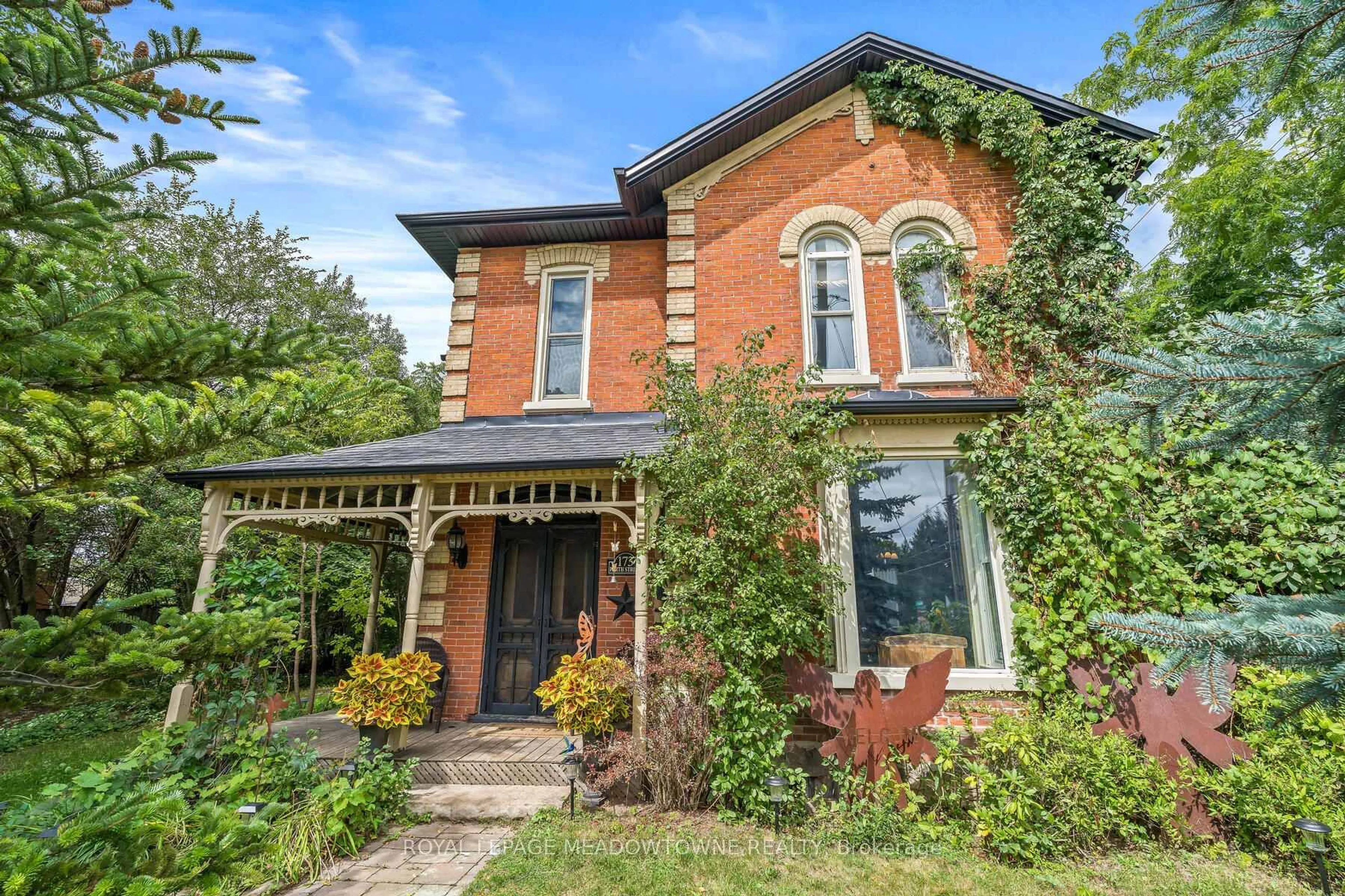 Home with brick exterior material, street for 173 Perth St, Halton Hills Ontario L7J 1C9