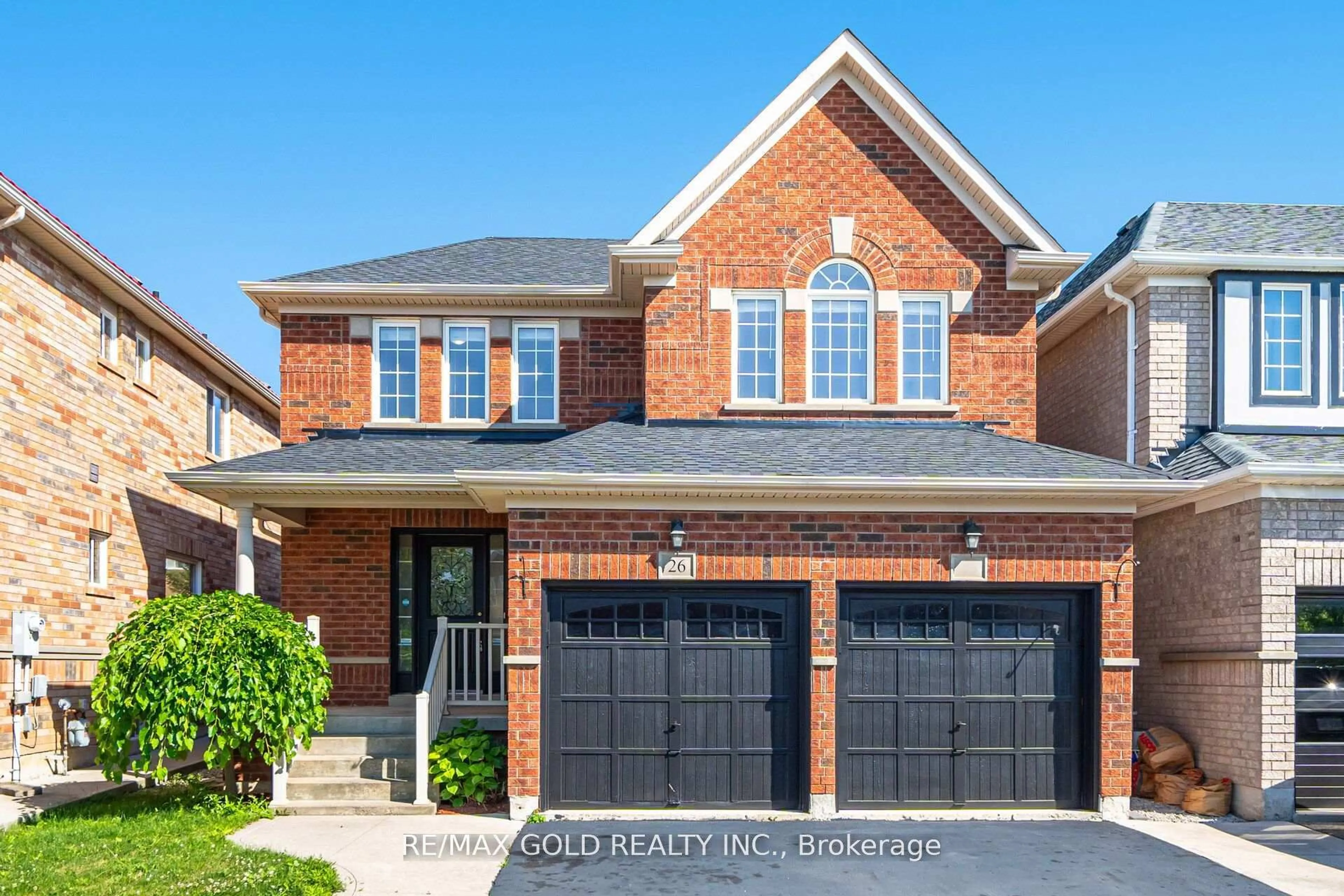 Home with brick exterior material, street for 26 Bushmill Circ, Brampton Ontario L7A 0K8
