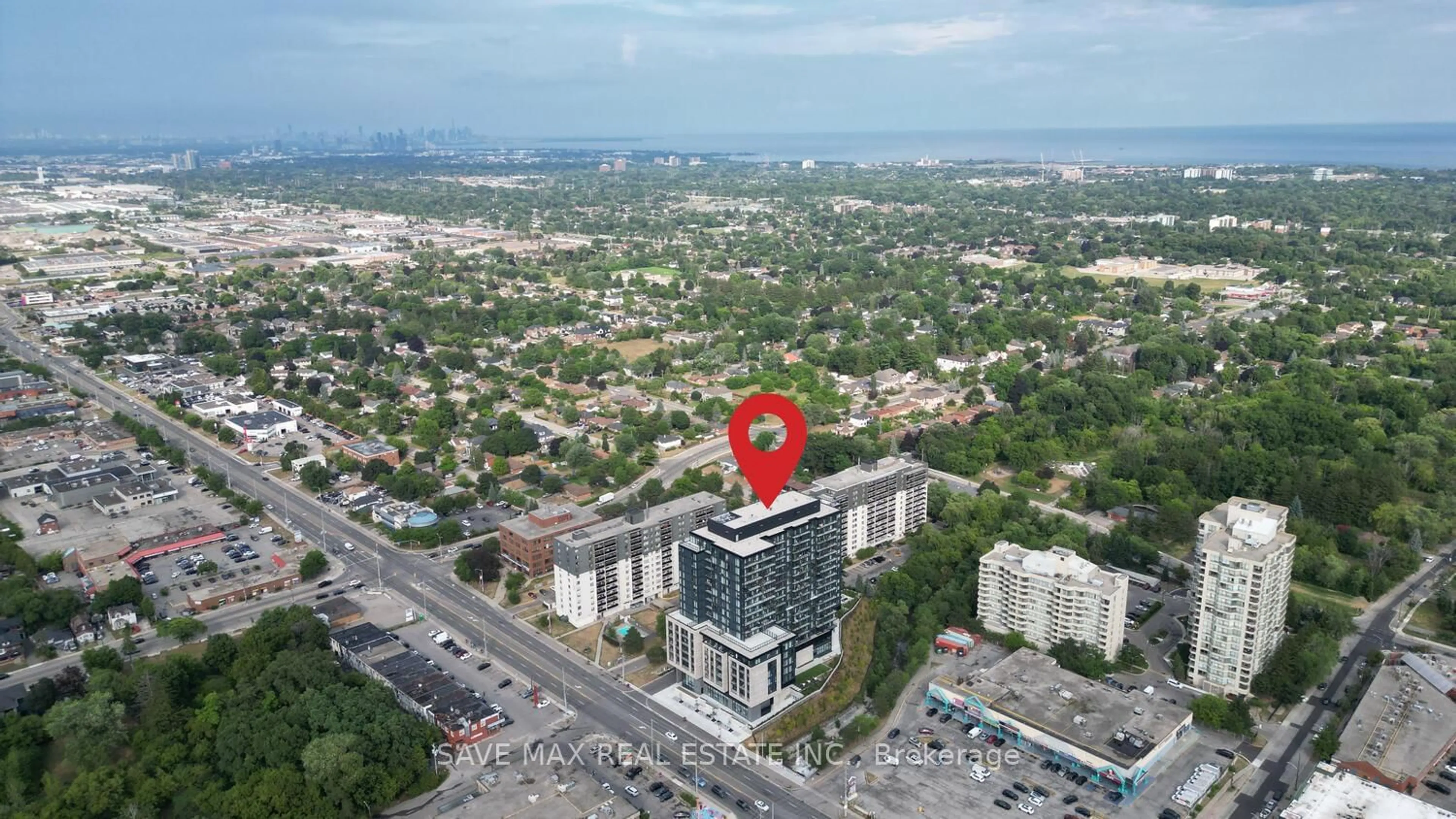 Picture of a map for 86 Dundas St #916, Mississauga Ontario L5A 1W4