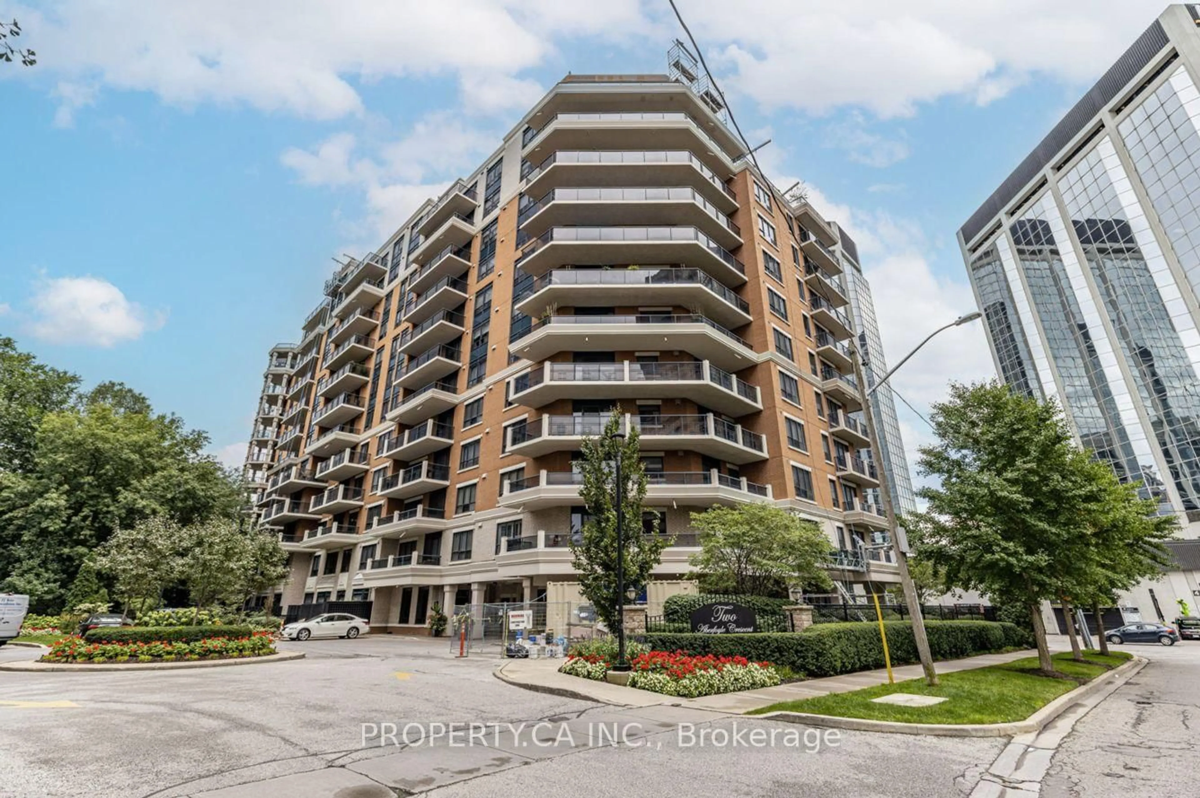 A pic from outside/outdoor area/front of a property/back of a property/a pic from drone, building for 2 Aberfoyle Cres #105, Toronto Ontario M8X 2Z8