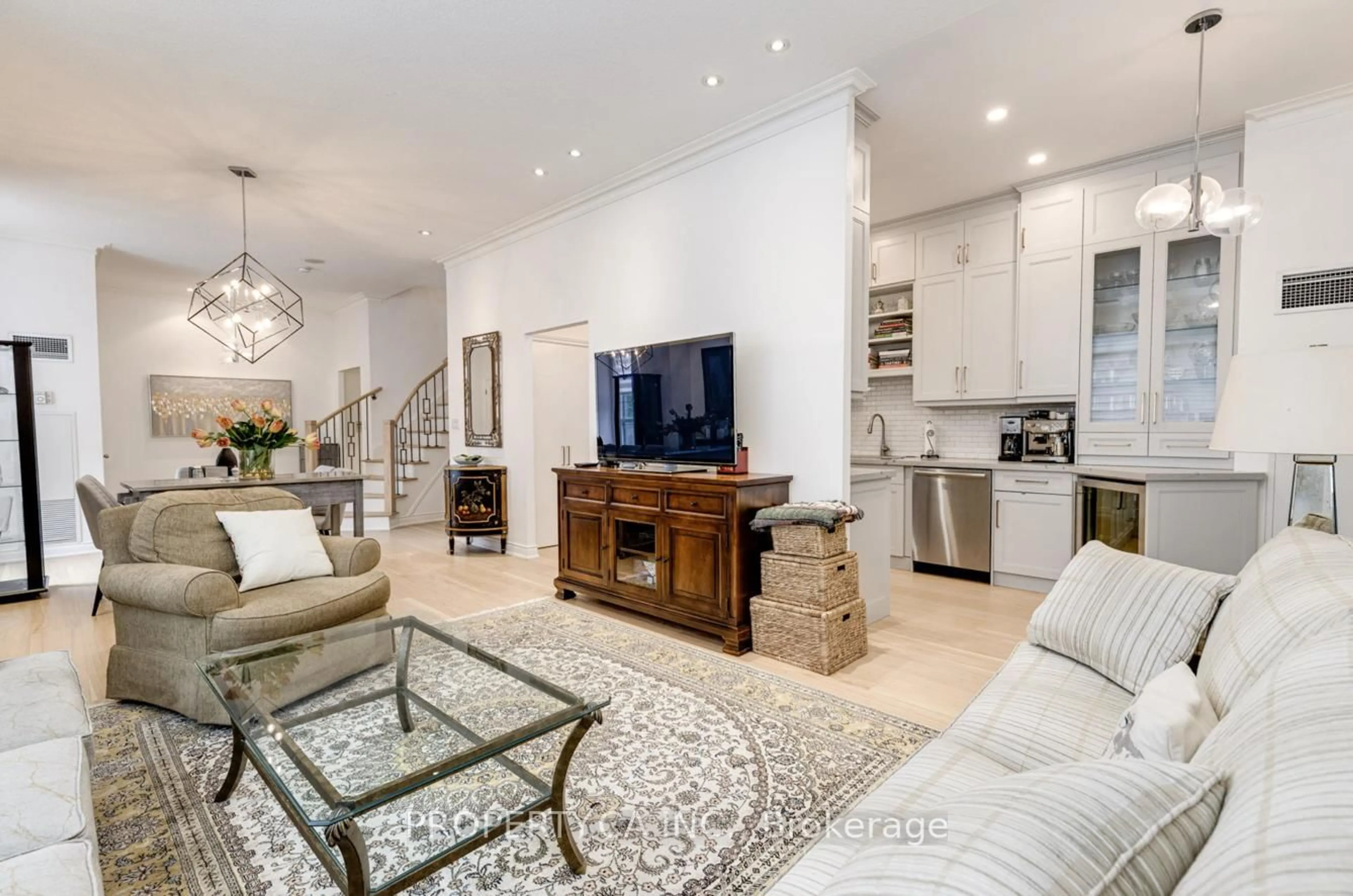 Living room with furniture, unknown for 2 Aberfoyle Cres #105, Toronto Ontario M8X 2Z8