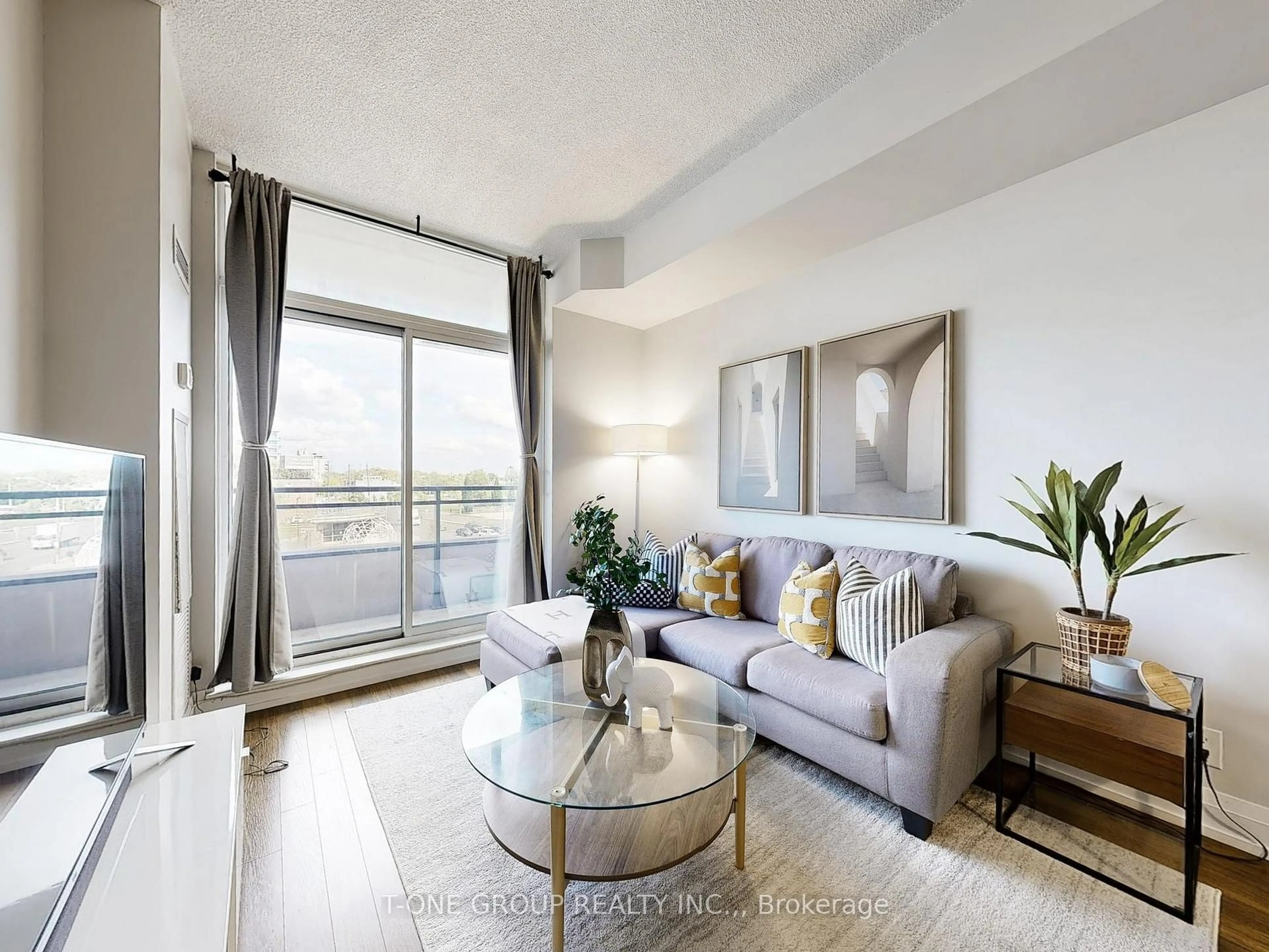 Living room with furniture, unknown for 1060 Sheppard Ave #311, Toronto Ontario M3J 0G7