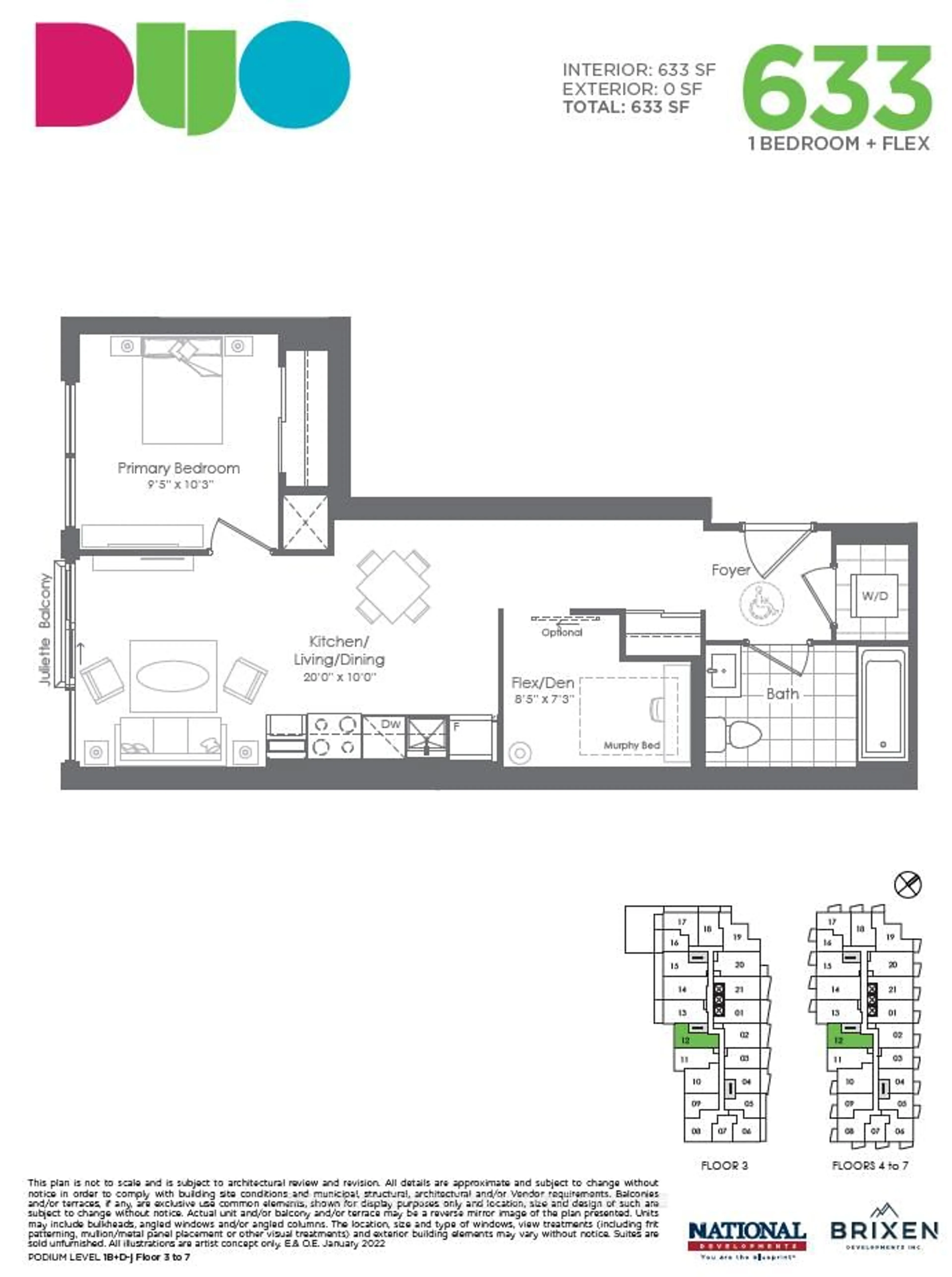 Floor plan for 260 Malta Ave #312, Brampton Ontario L6Y 6L7