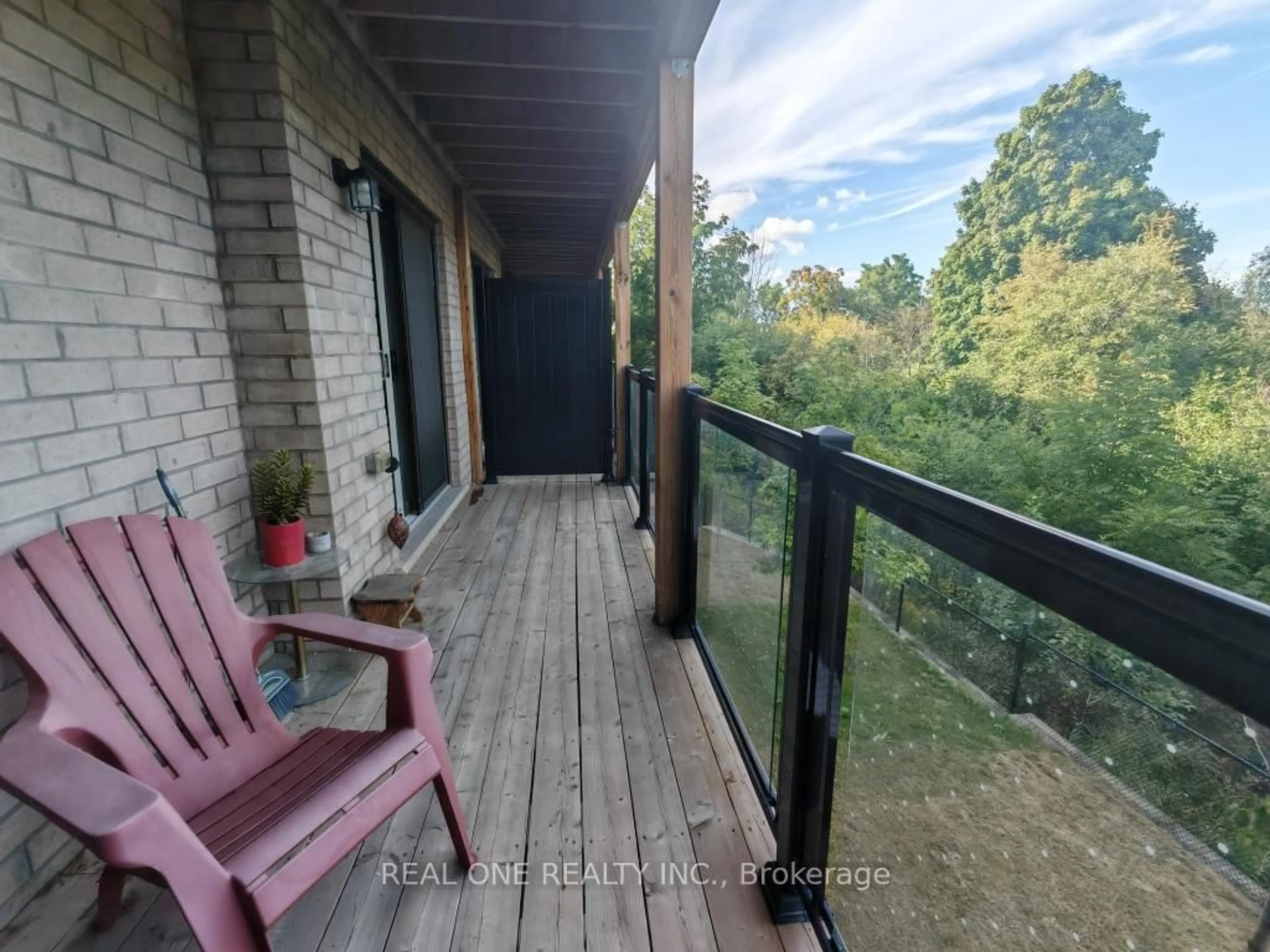 Balcony in the apartment, water/lake/river/ocean view for 19 Woodstream Dr, Toronto Ontario M9W 0G1