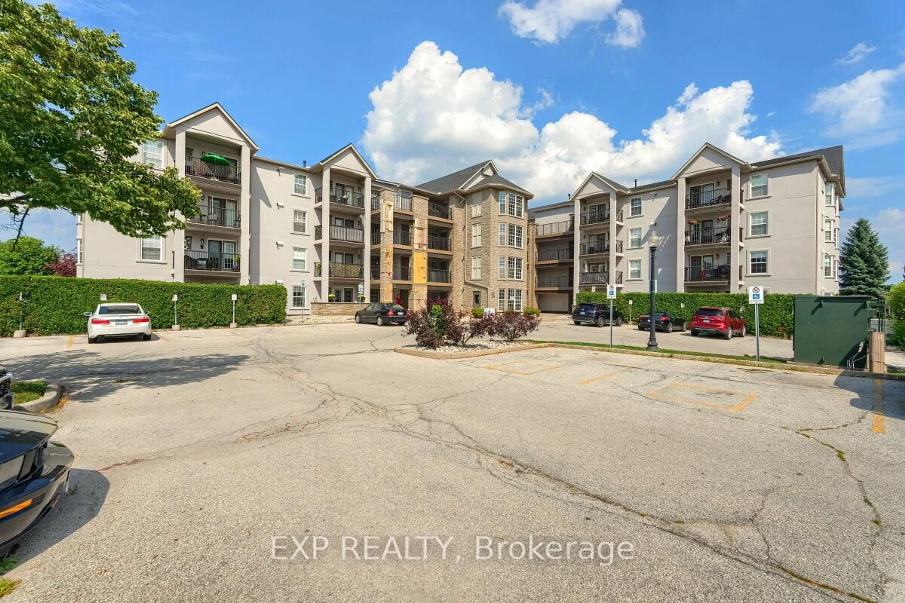 A pic from outside/outdoor area/front of a property/back of a property/a pic from drone, water/lake/river/ocean view for 1421 Walkers Line #215, Burlington Ontario L7M 4P4