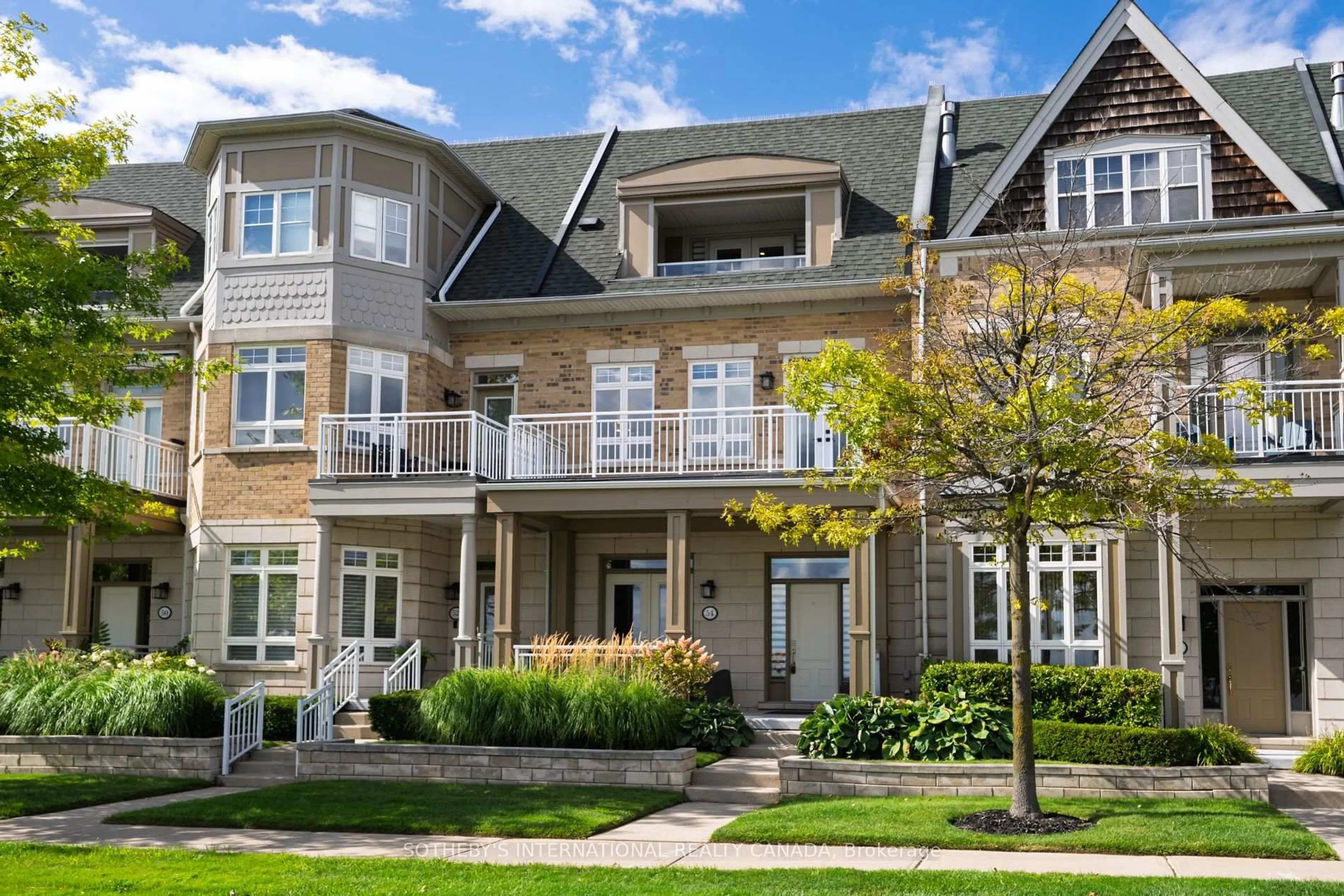 Home with brick exterior material, street for 54 St Lawrence Dr #22, Mississauga Ontario L5G 4V1