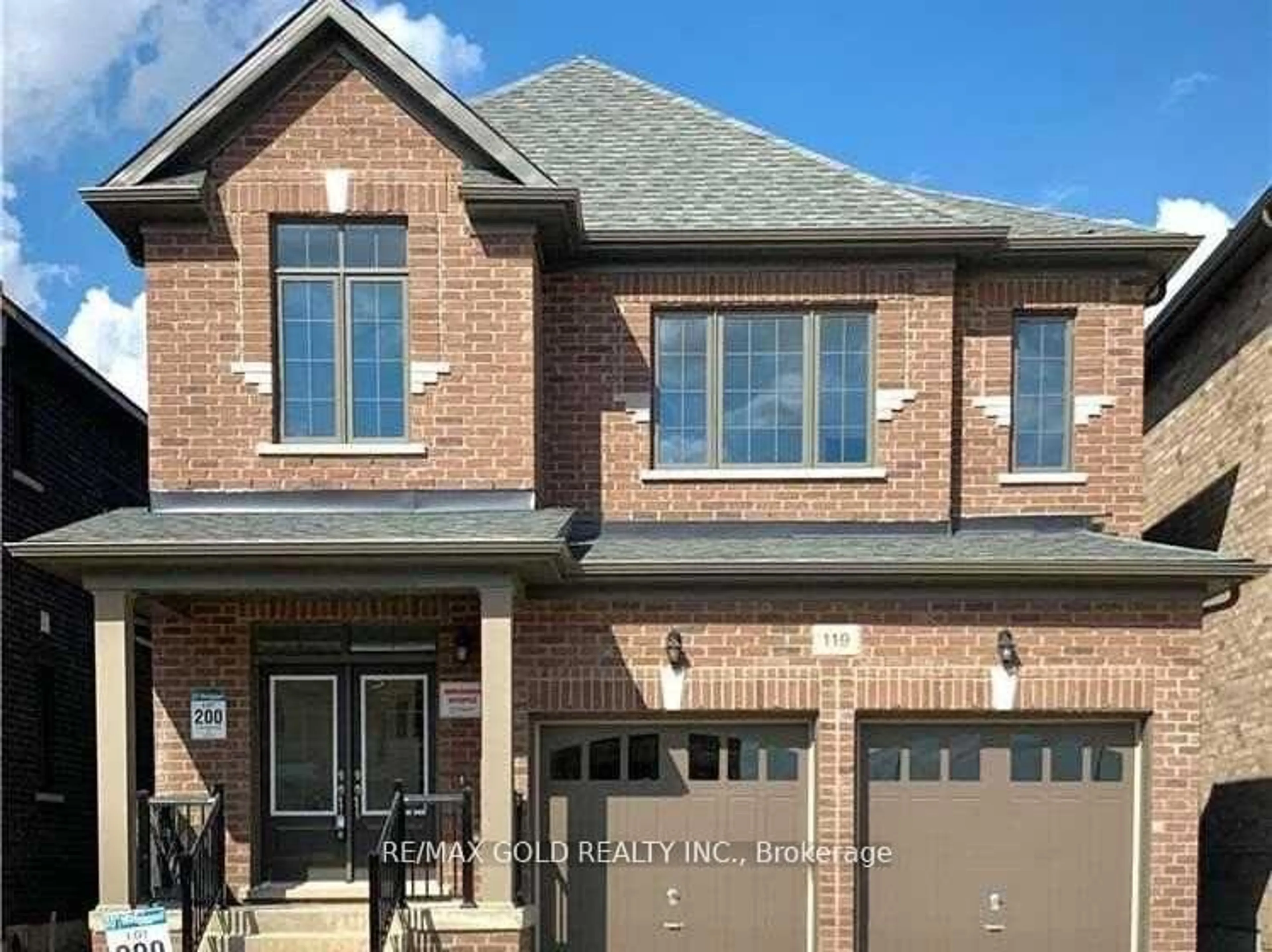 Home with brick exterior material, street for 119 Petch Ave, Caledon Ontario L7C 1Z9