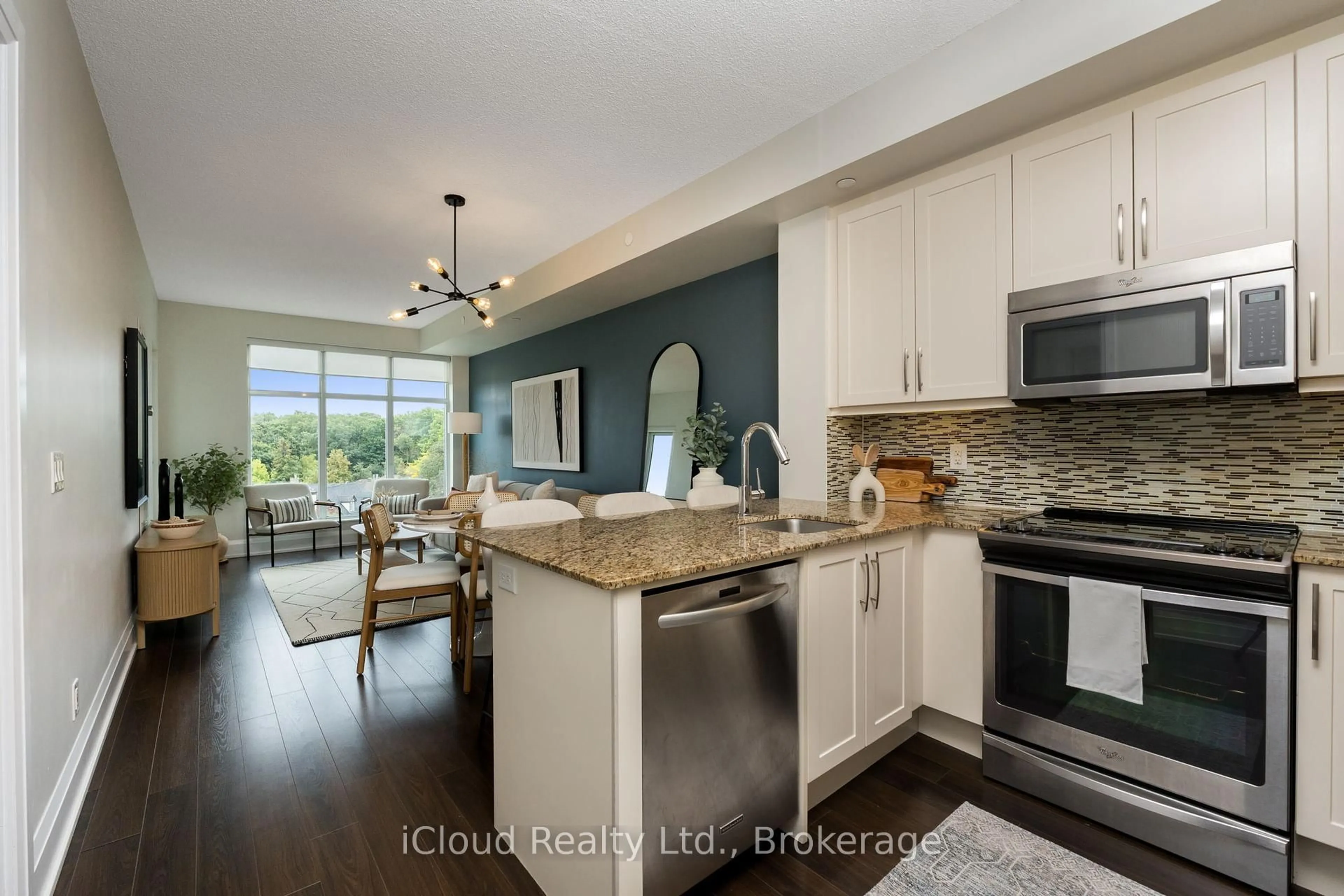 Open concept kitchen, unknown for 1 Old Mill Dr #714, Toronto Ontario M6S 0A1