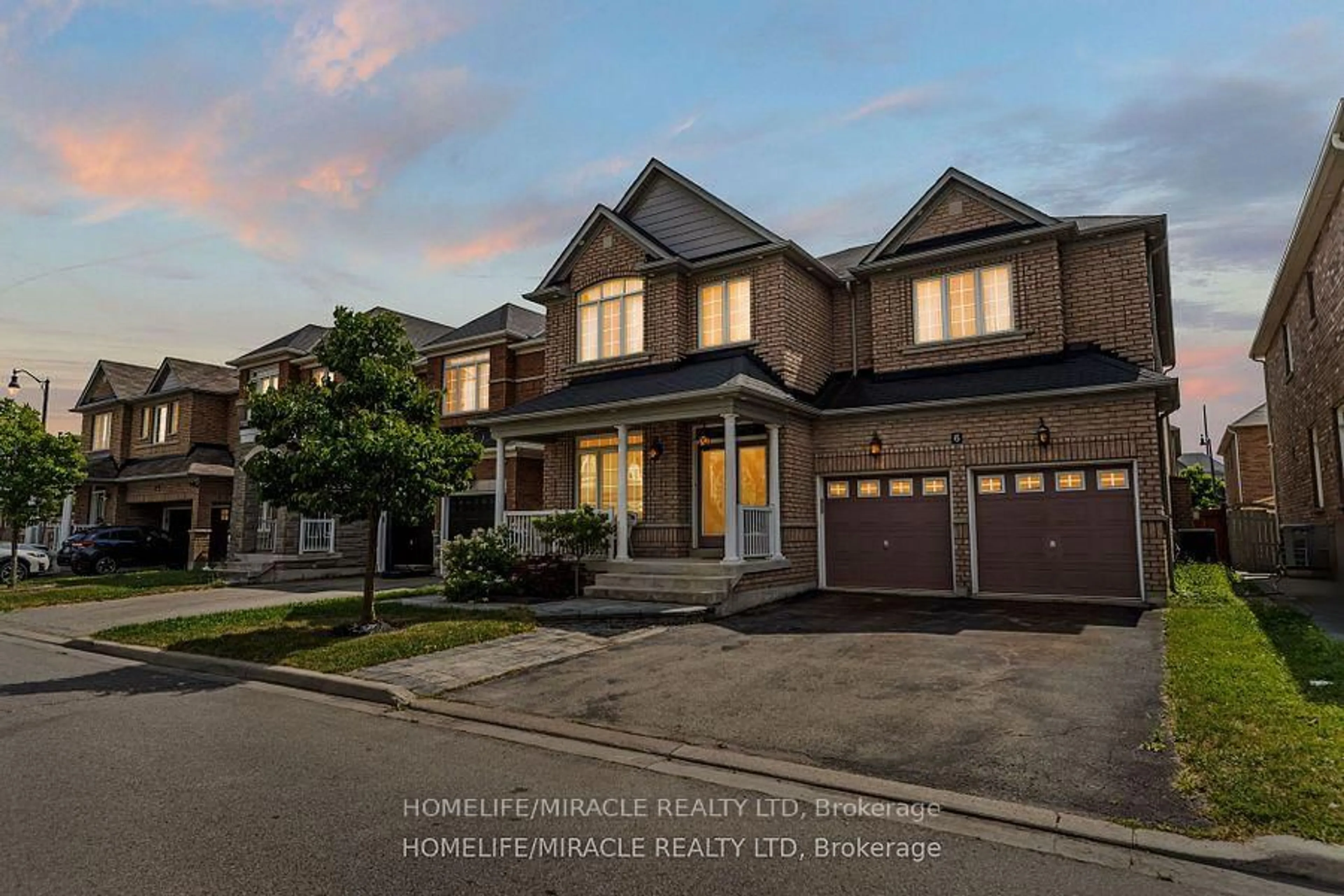 Home with brick exterior material, street for 6 Currant Rd, Brampton Ontario L6P 3G1