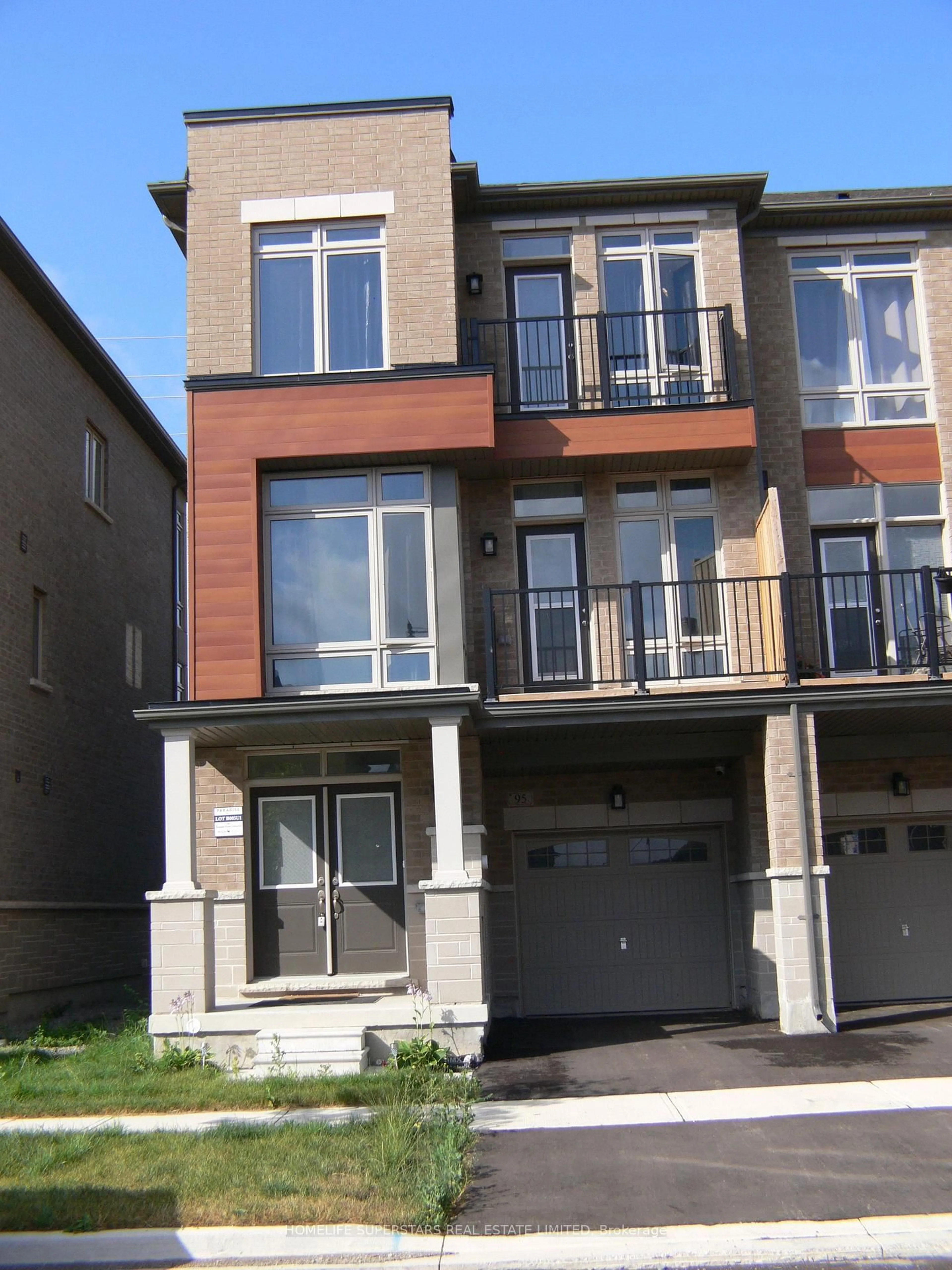 Home with brick exterior material, street for 95 Donald Ficht Cres, Brampton Ontario L7A 5H7
