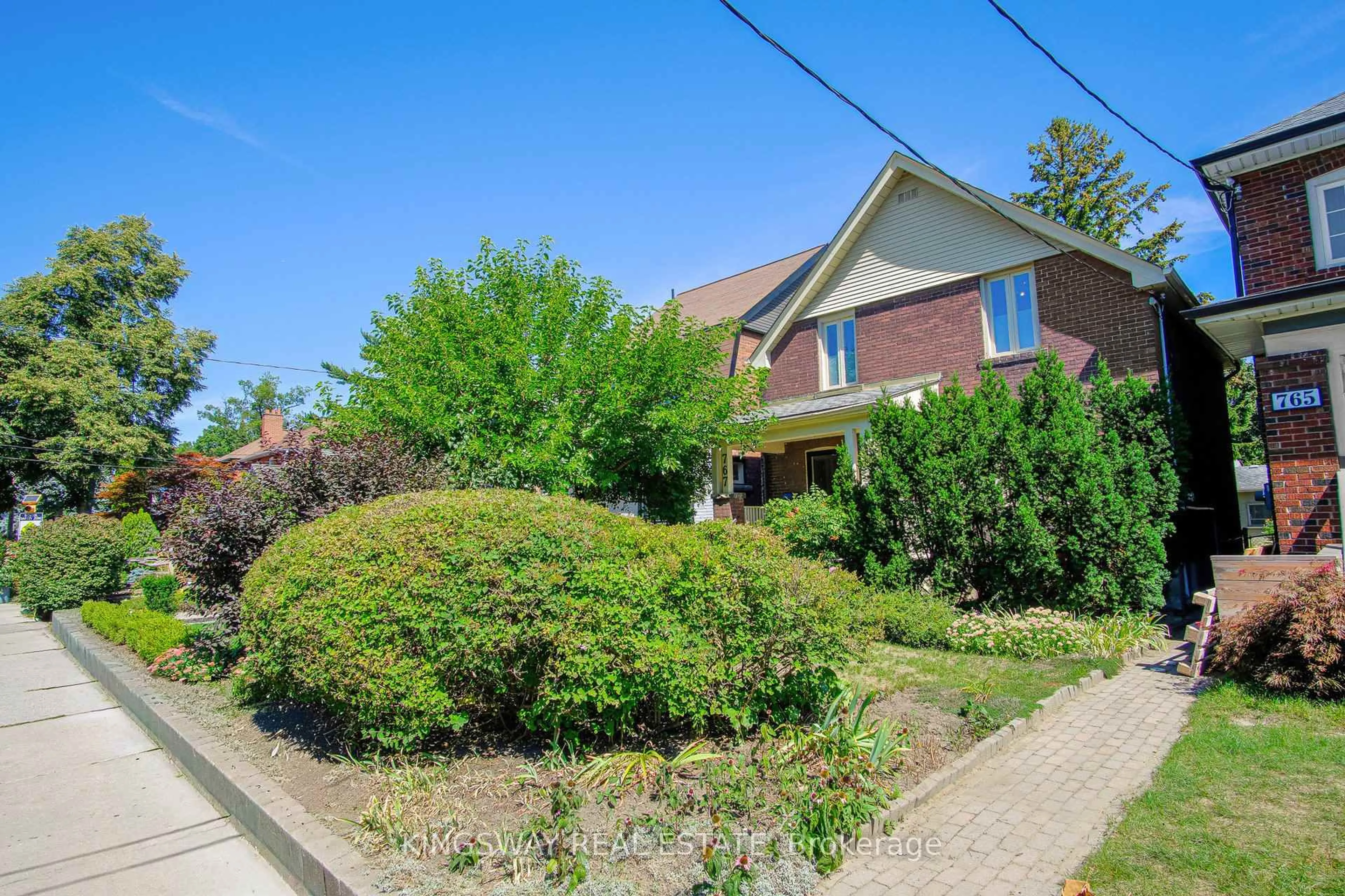 Home with brick exterior material, street for 767 Windermere Ave, Toronto Ontario M6S 3M5