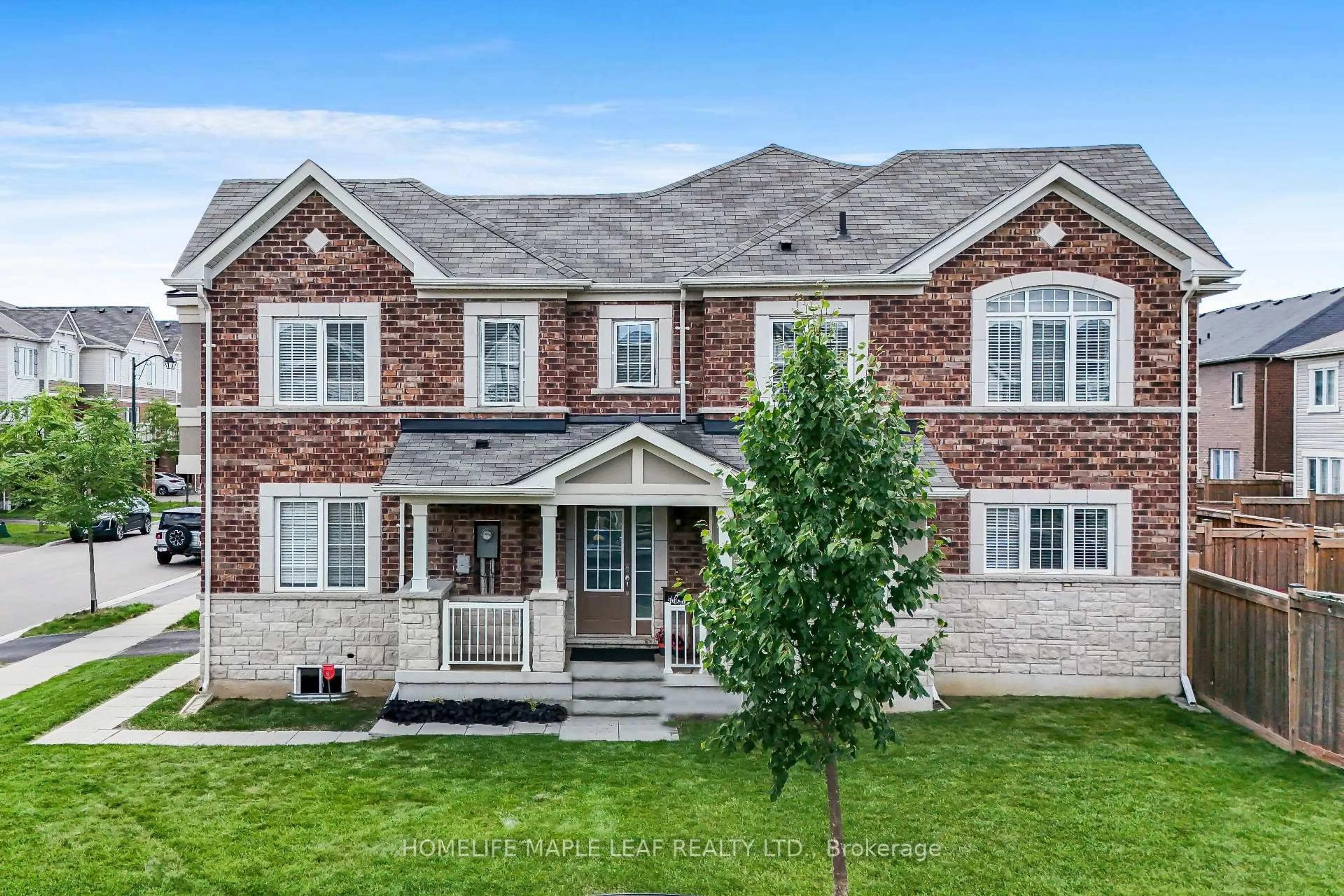 Home with brick exterior material, street for 297 REIS Pl, Milton Ontario L9E 0A9