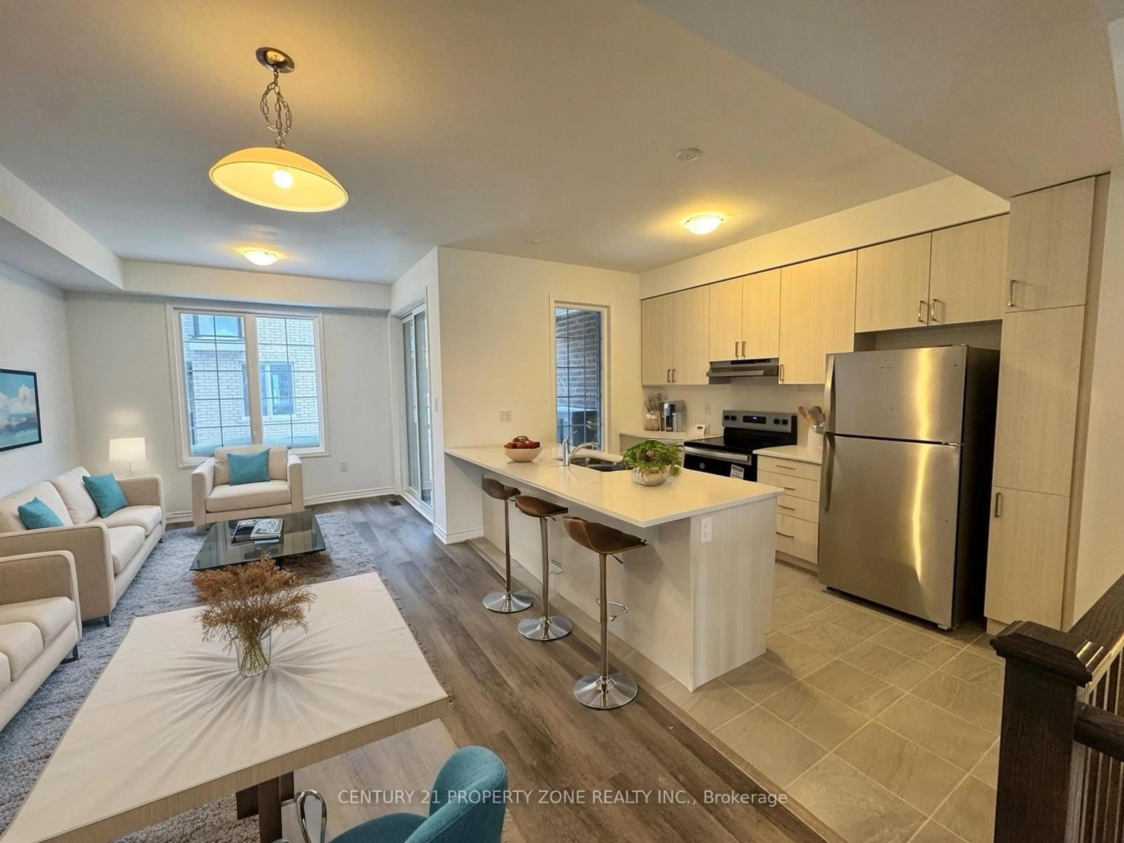 Open concept kitchen, ceramic/tile floor for 6 Bellasera Way, Caledon Ontario L7C 1Z9