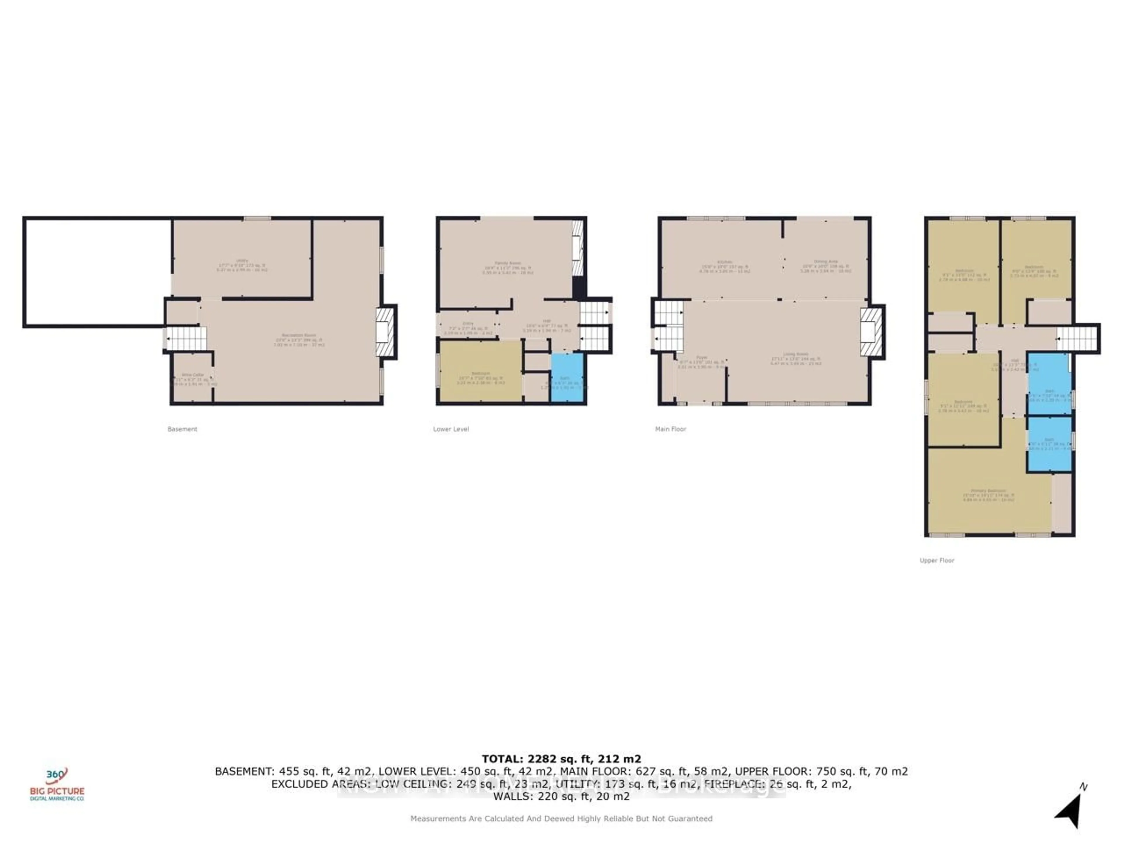Floor plan for 8 Hillavon Dr, Toronto Ontario M9B 2P5