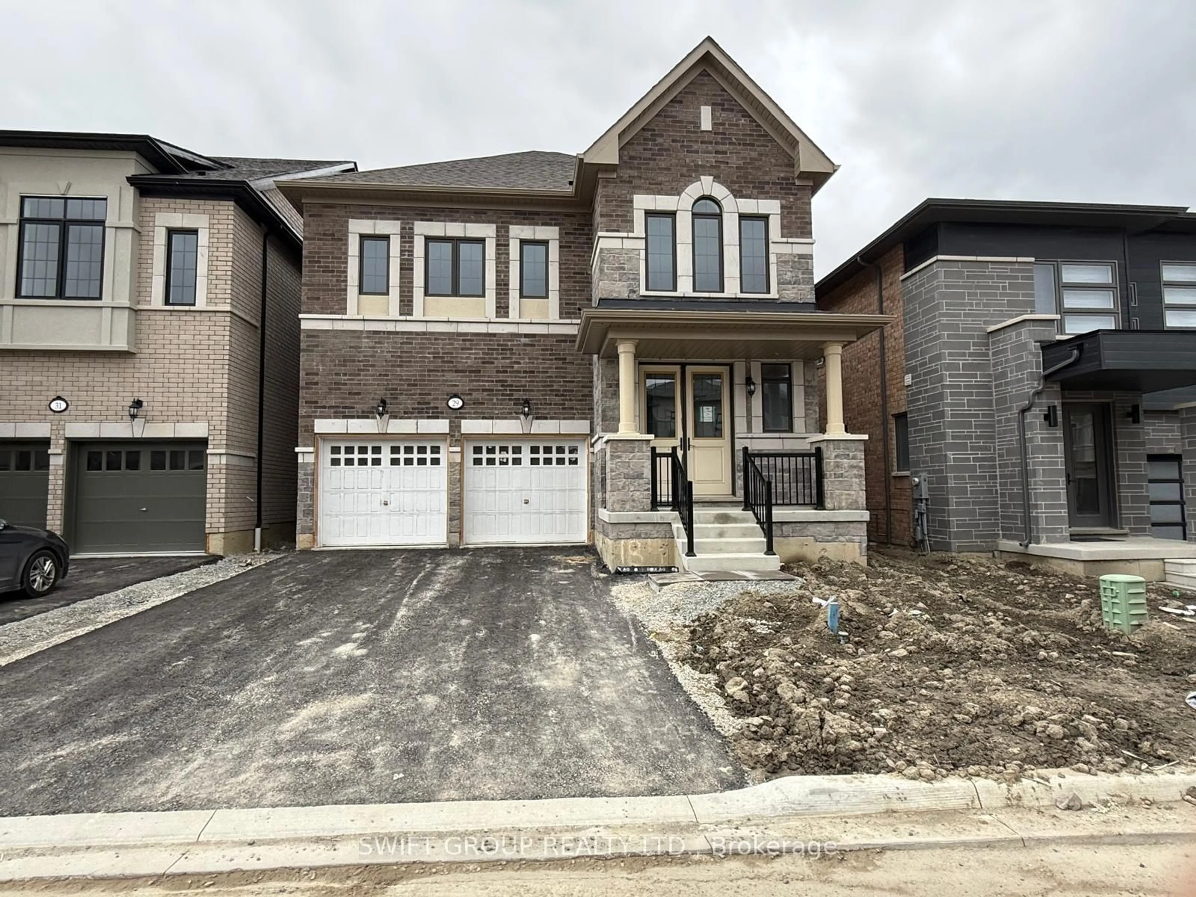 Home with brick exterior material, street for 29 Keyworth Cres, Brampton Ontario L6R 4E8