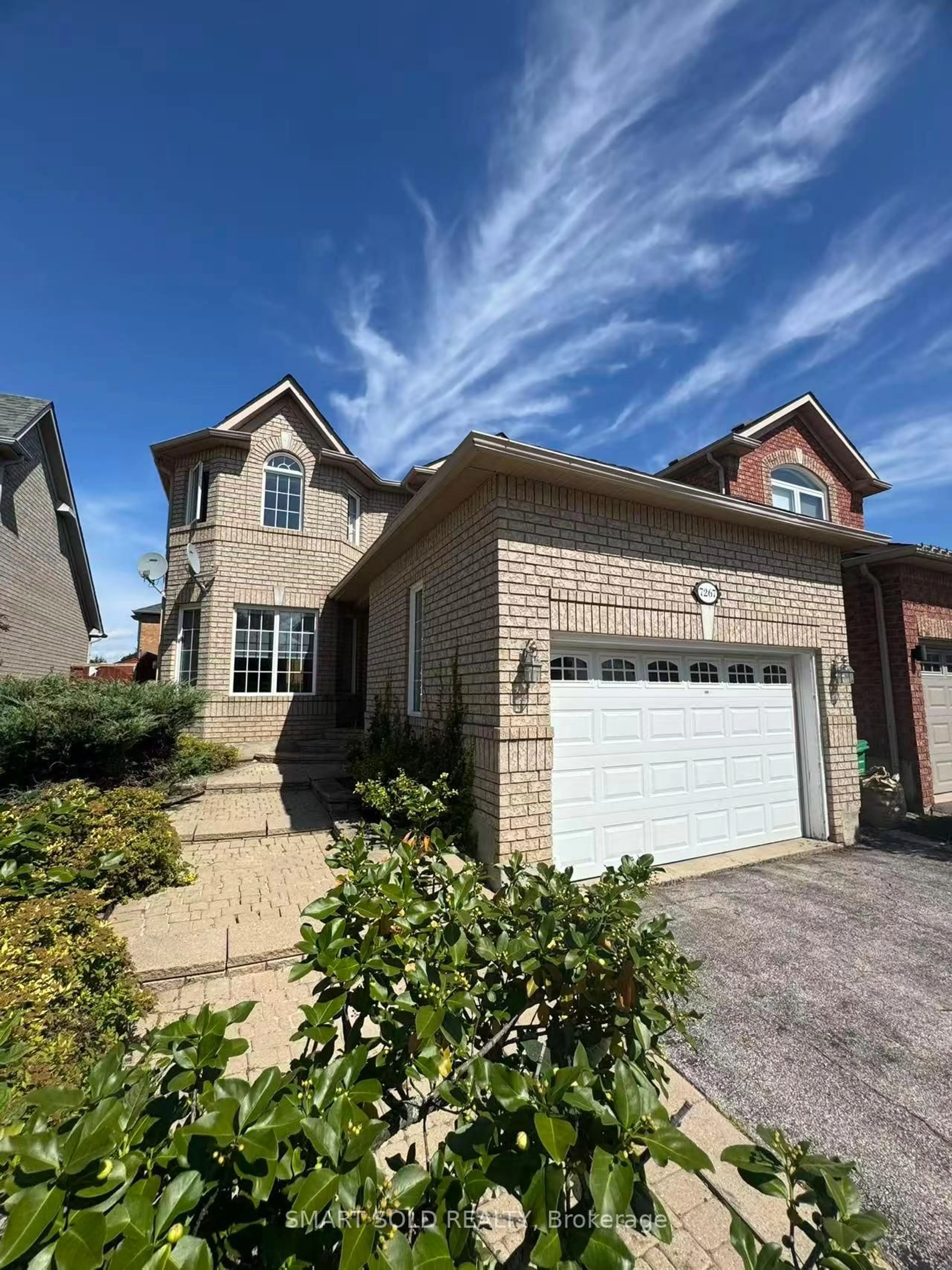 Home with brick exterior material, street for 7267 Aldercrest Dr, Mississauga Ontario L5N 7N8