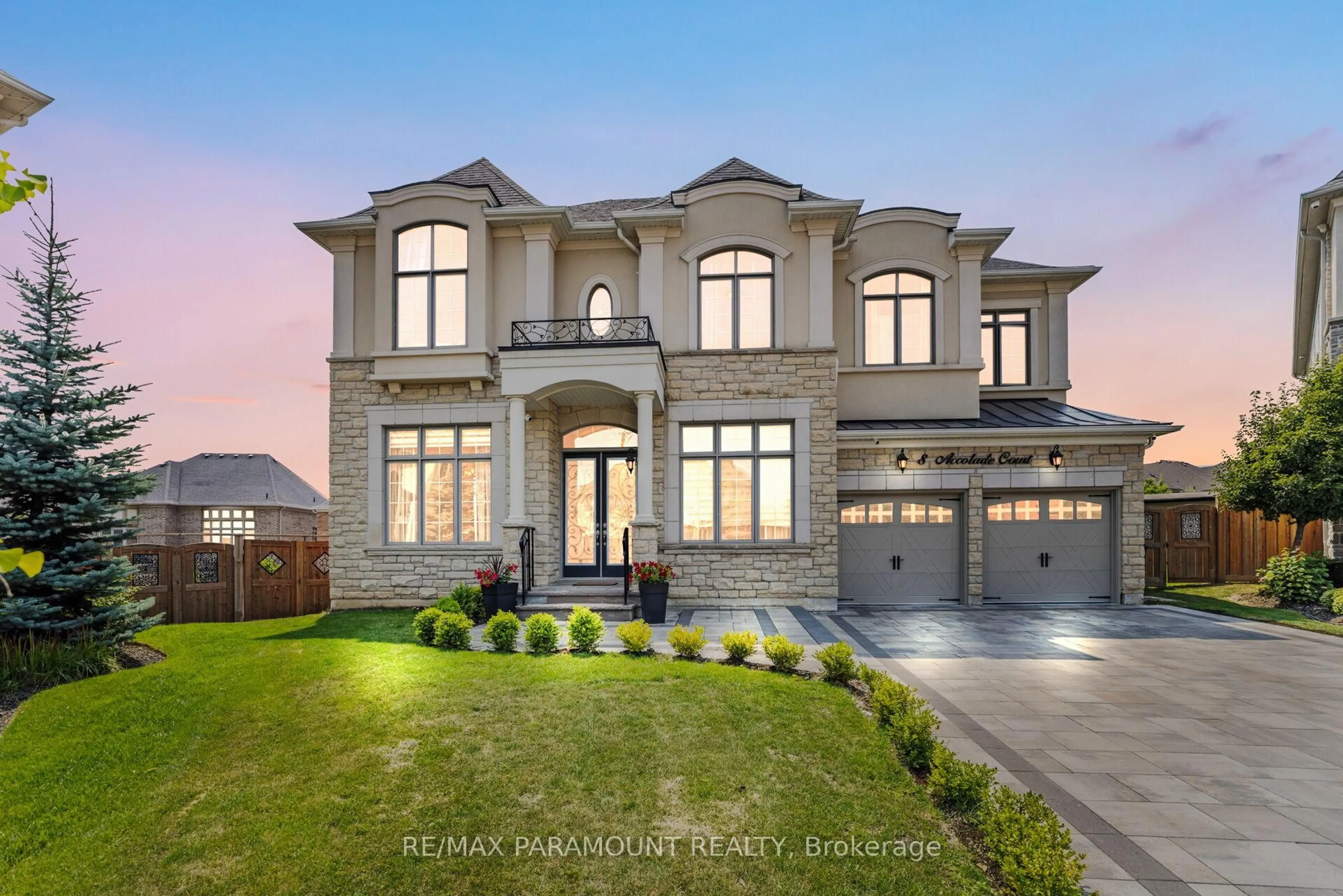 Home with brick exterior material, street for 8 Accolade Crt, Brampton Ontario L6X 2X4