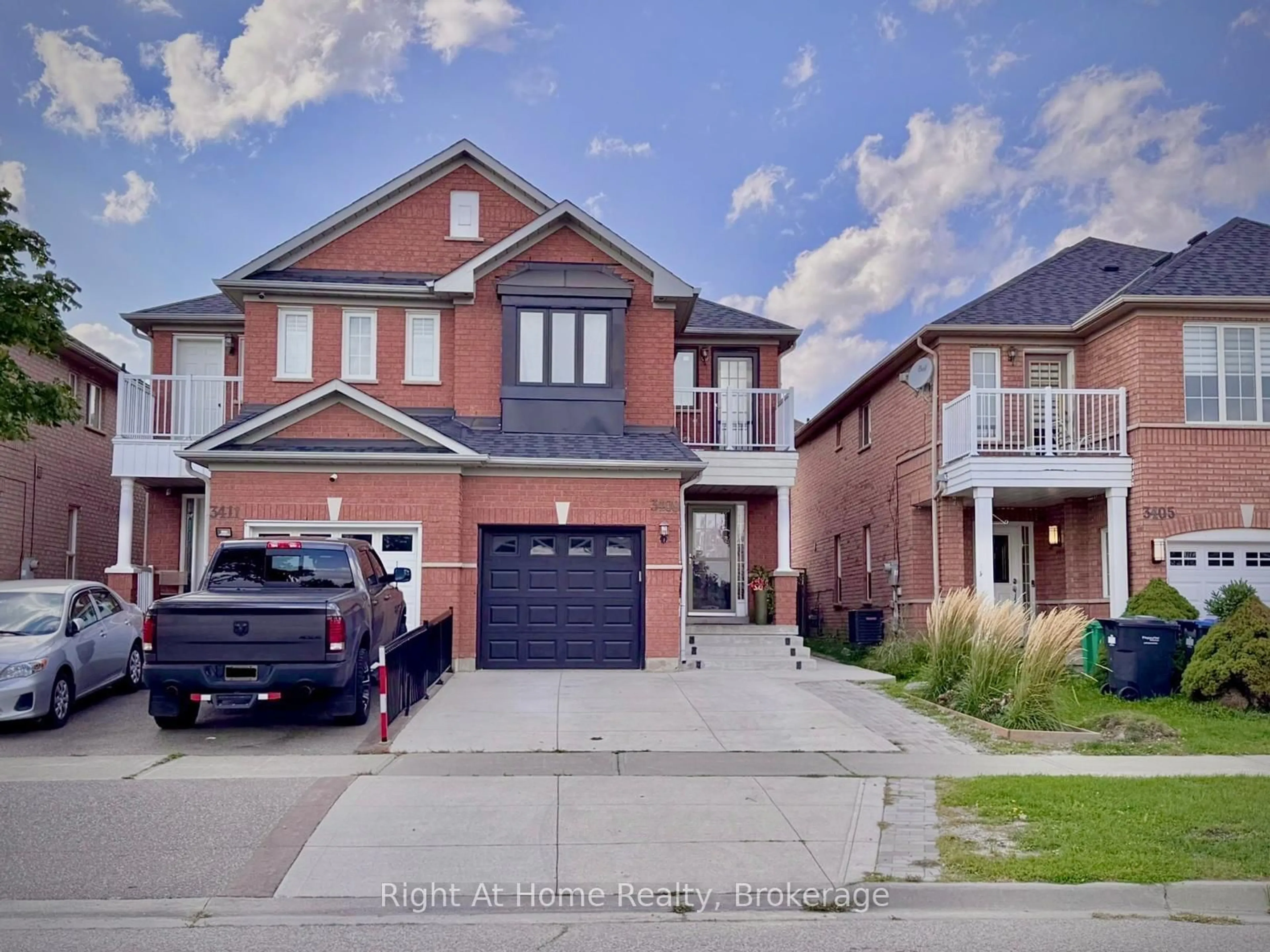 Home with brick exterior material, street for 3409 McDowell Dr, Mississauga Ontario L5M 6R7