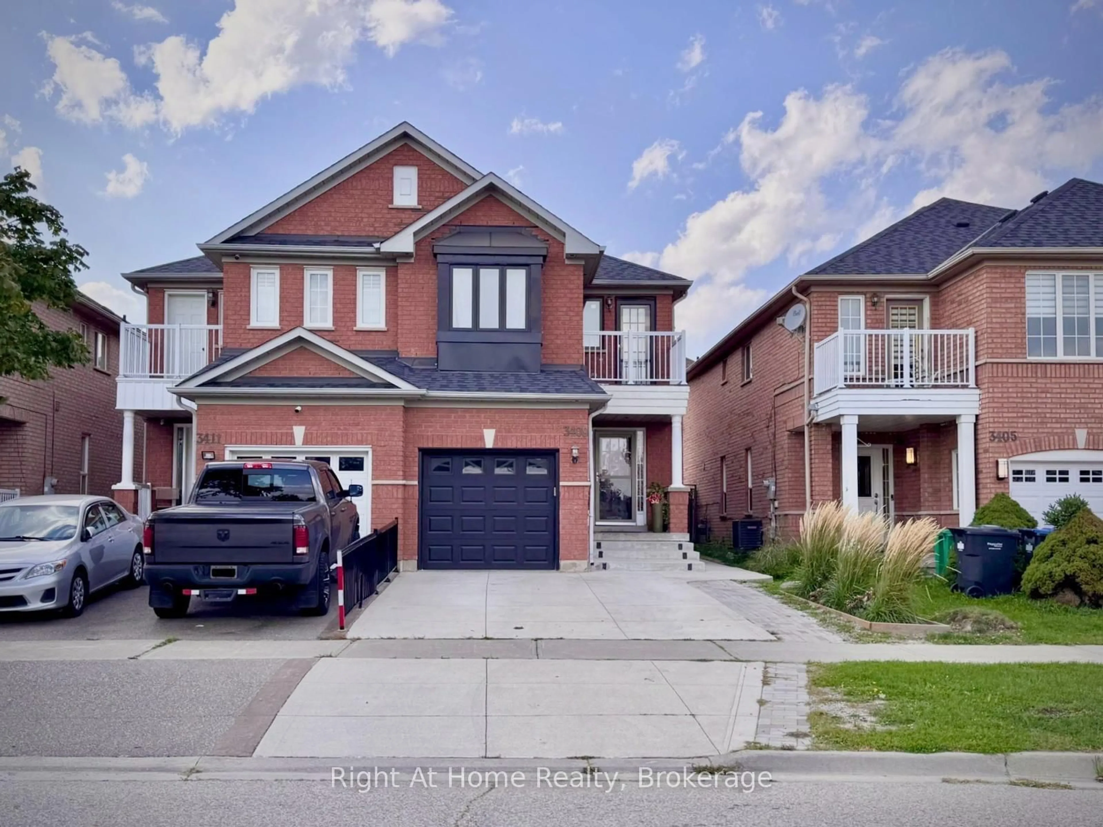 Home with brick exterior material, street for 3409 McDowell Dr, Mississauga Ontario L5M 6R7