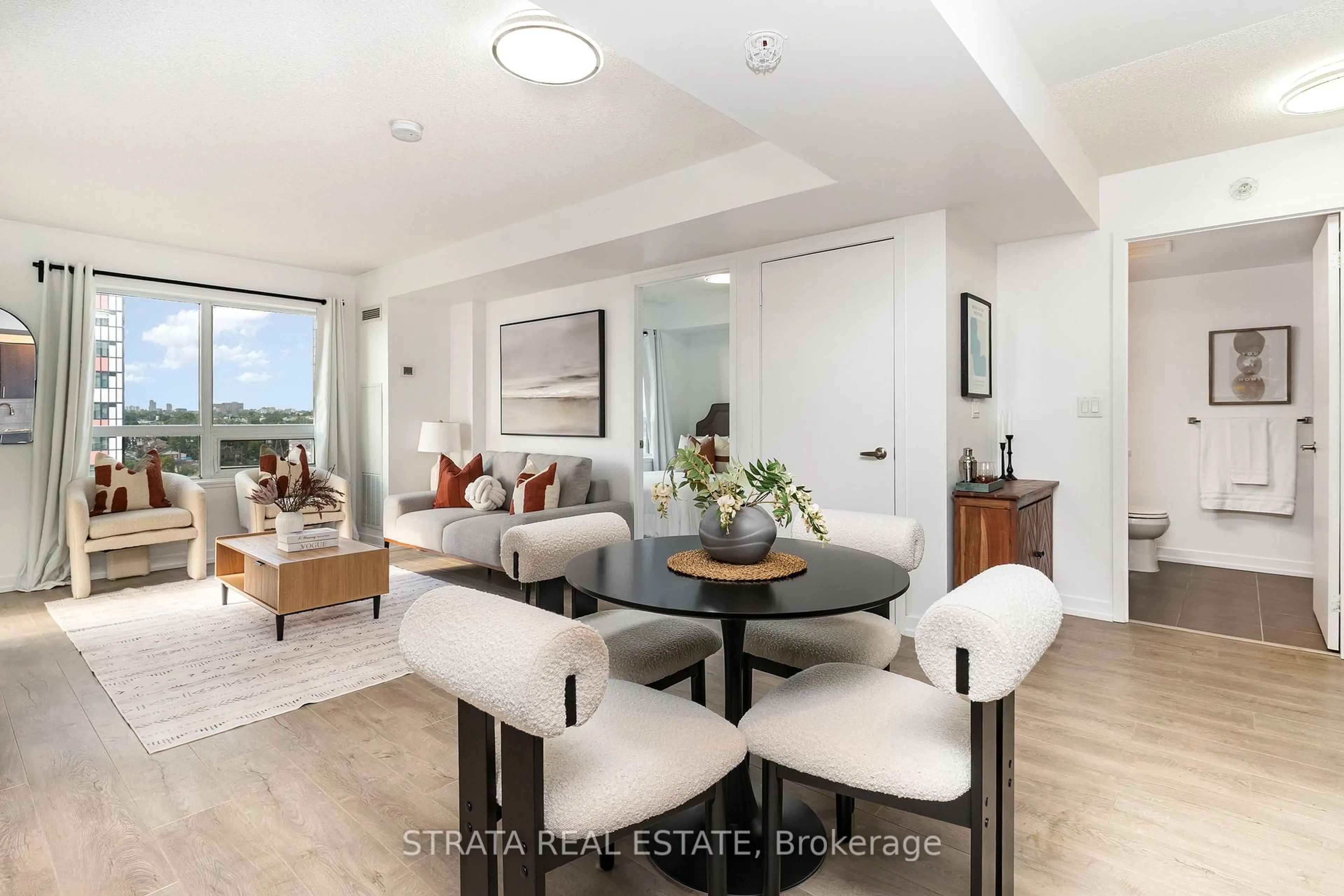 Living room with furniture, unknown for 1410 Dupont St #1609, Toronto Ontario M6H 2B1