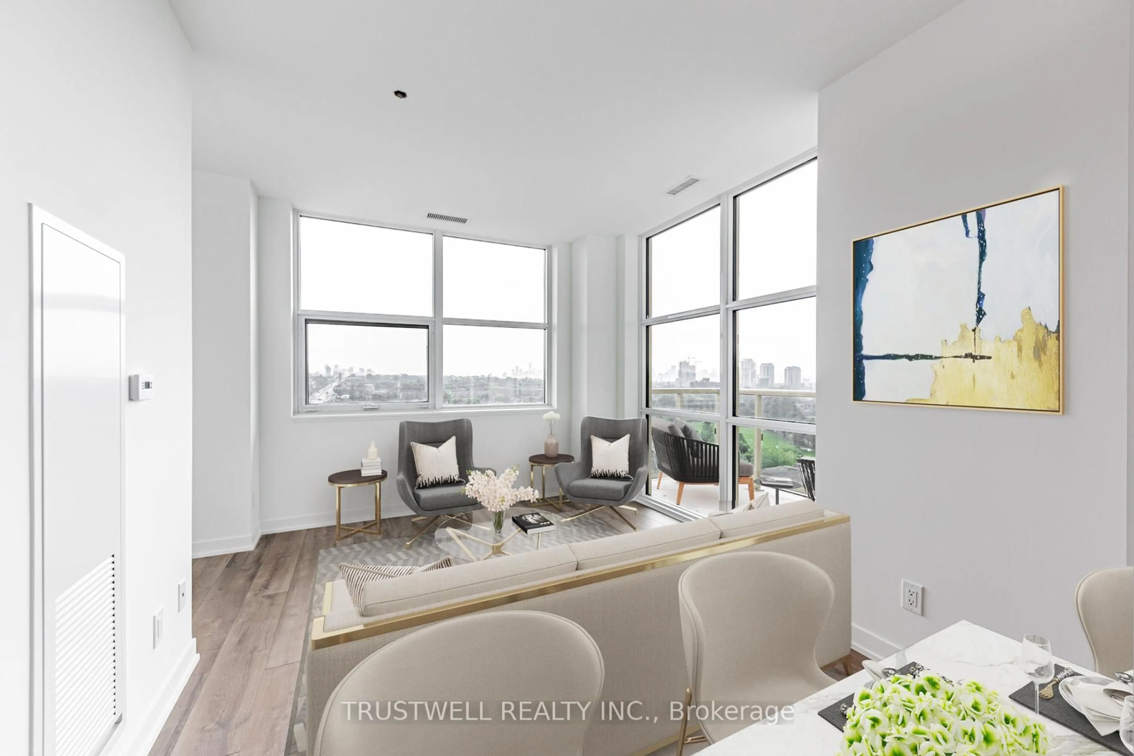Living room with furniture, unknown for 1787 St Clair Ave #1107, Toronto Ontario M6N 0B7